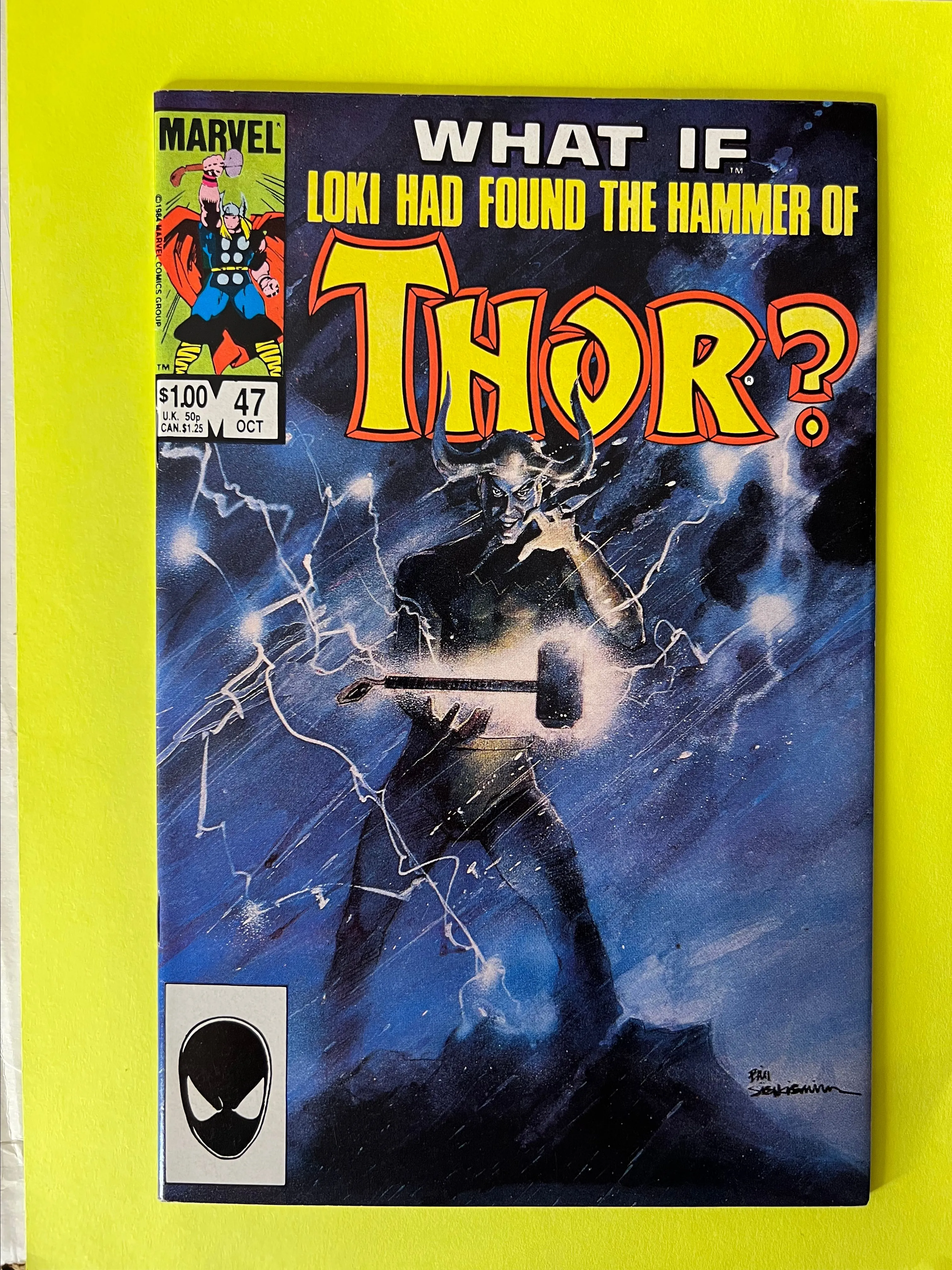 Product image for WHAT IF 47 LOKI FINDS HAMMER OF THOR 1984