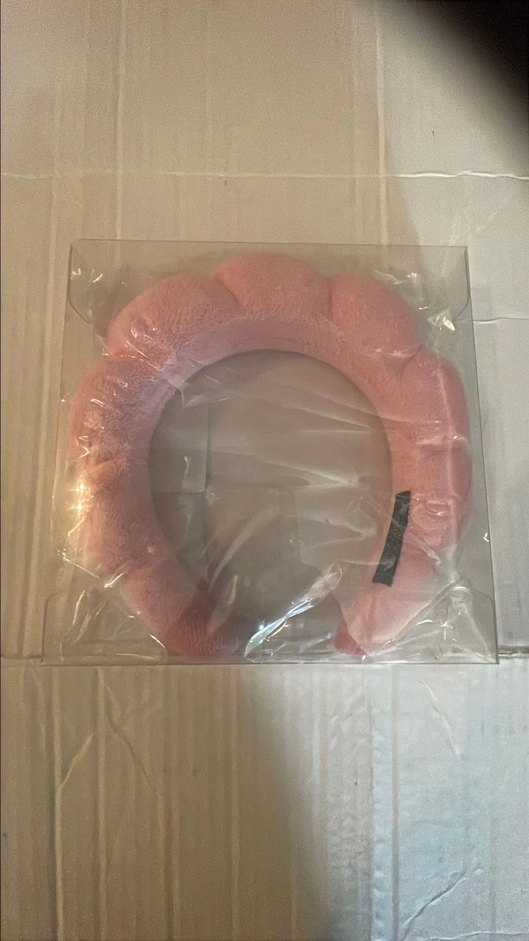 Product image for Pink spa headband handmade