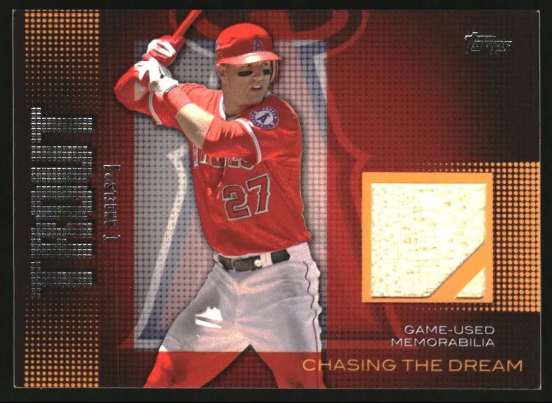 Product image for 2013 Topps Chasing The Dream Relics #MIT Mike Trout