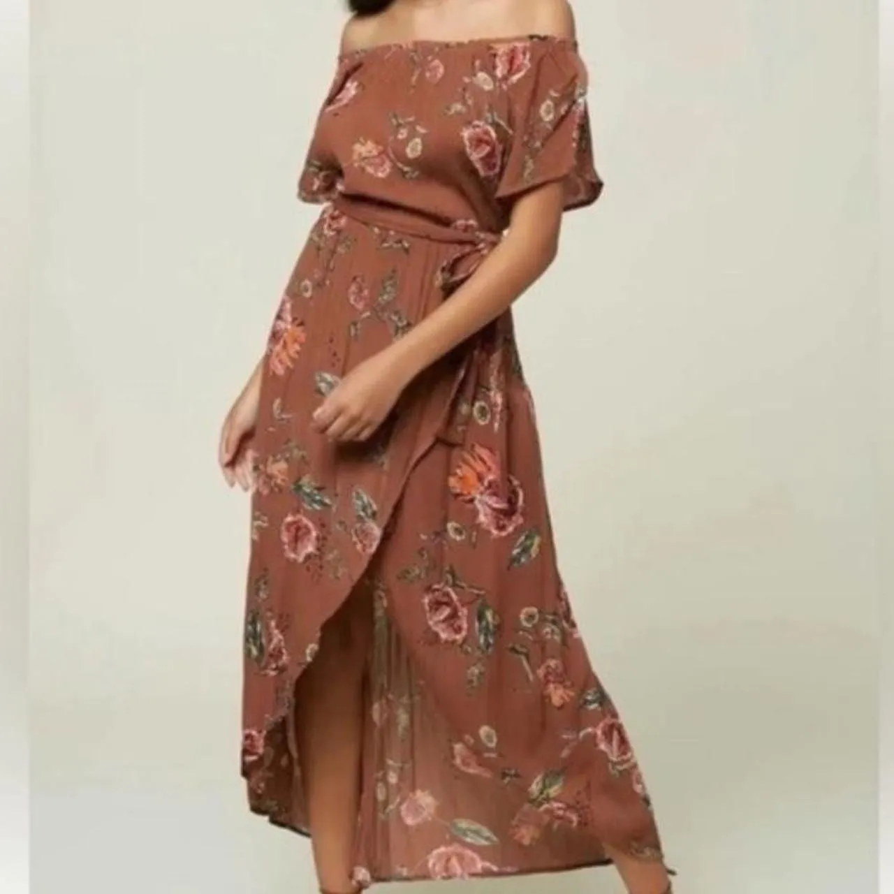 Product image for O'Neil Boho hippie Midi Dress Size Small