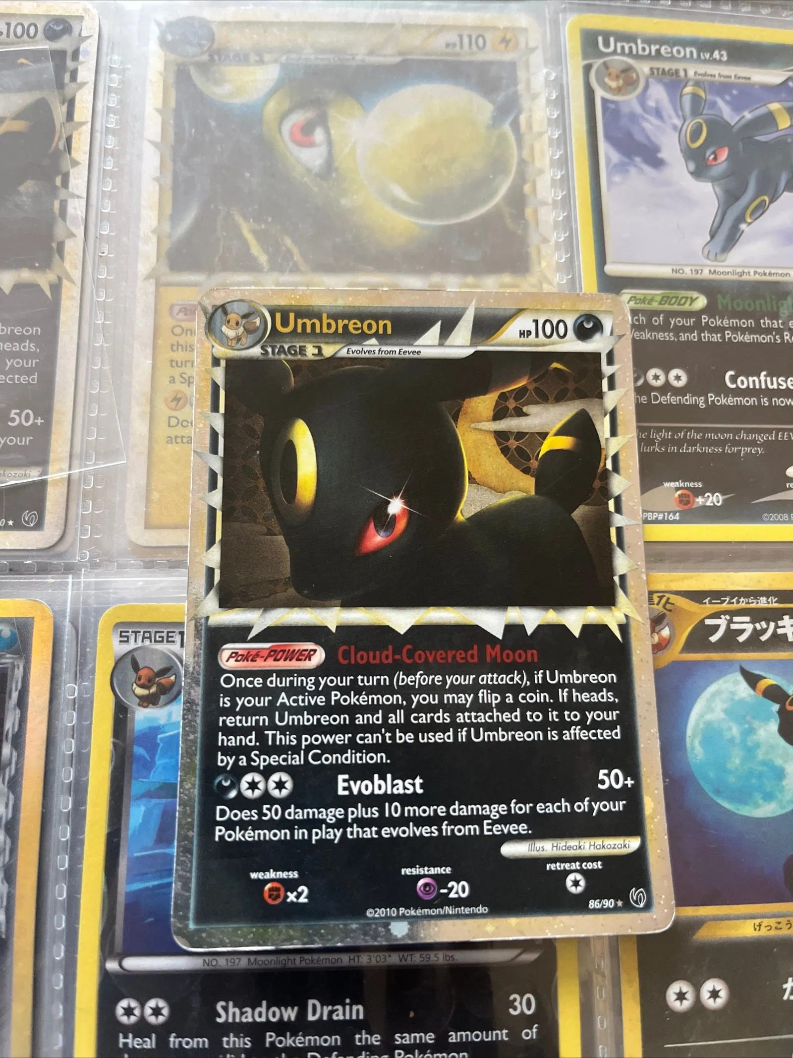 umbreon pokemon card 110 Pokemon Umbreon - 120/214 - Rare Reverse Holo Card - SM8 Lost Thunder