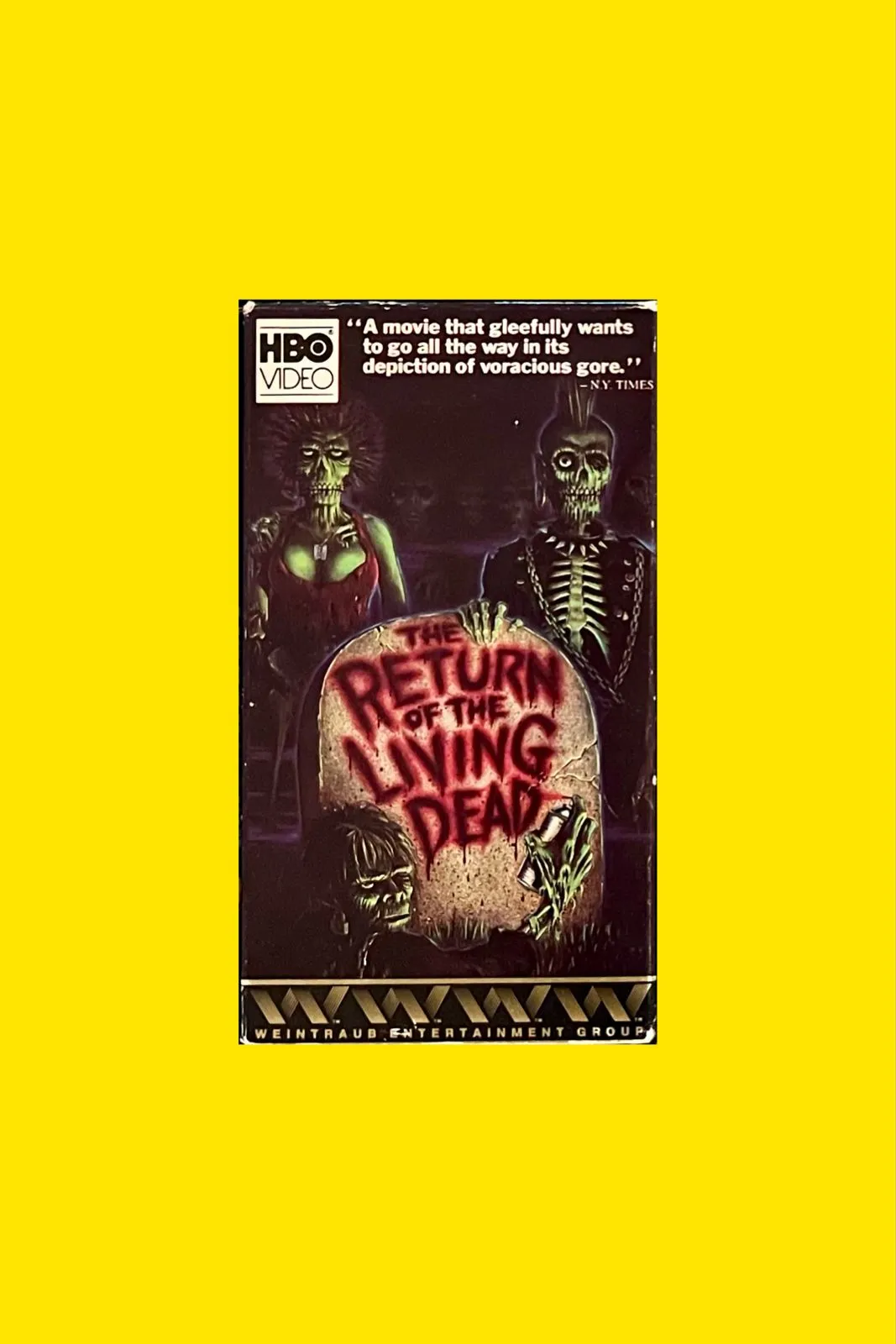 Product image for Return of the Living Dead VHS (XRare/VHTF)