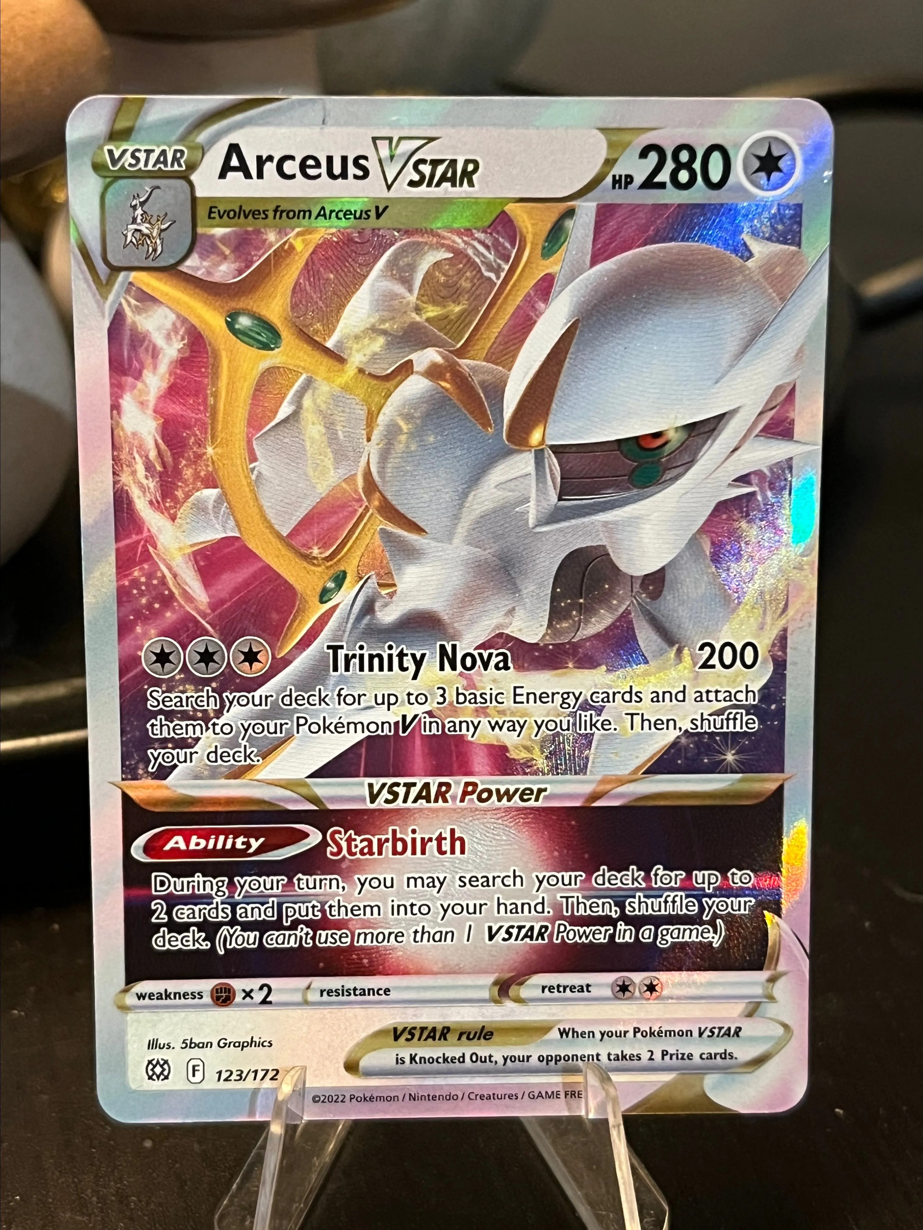 pokemon arceus v star card PSA (Gem MT 10) Fa/Arceus Vstar #125 (Japanese)