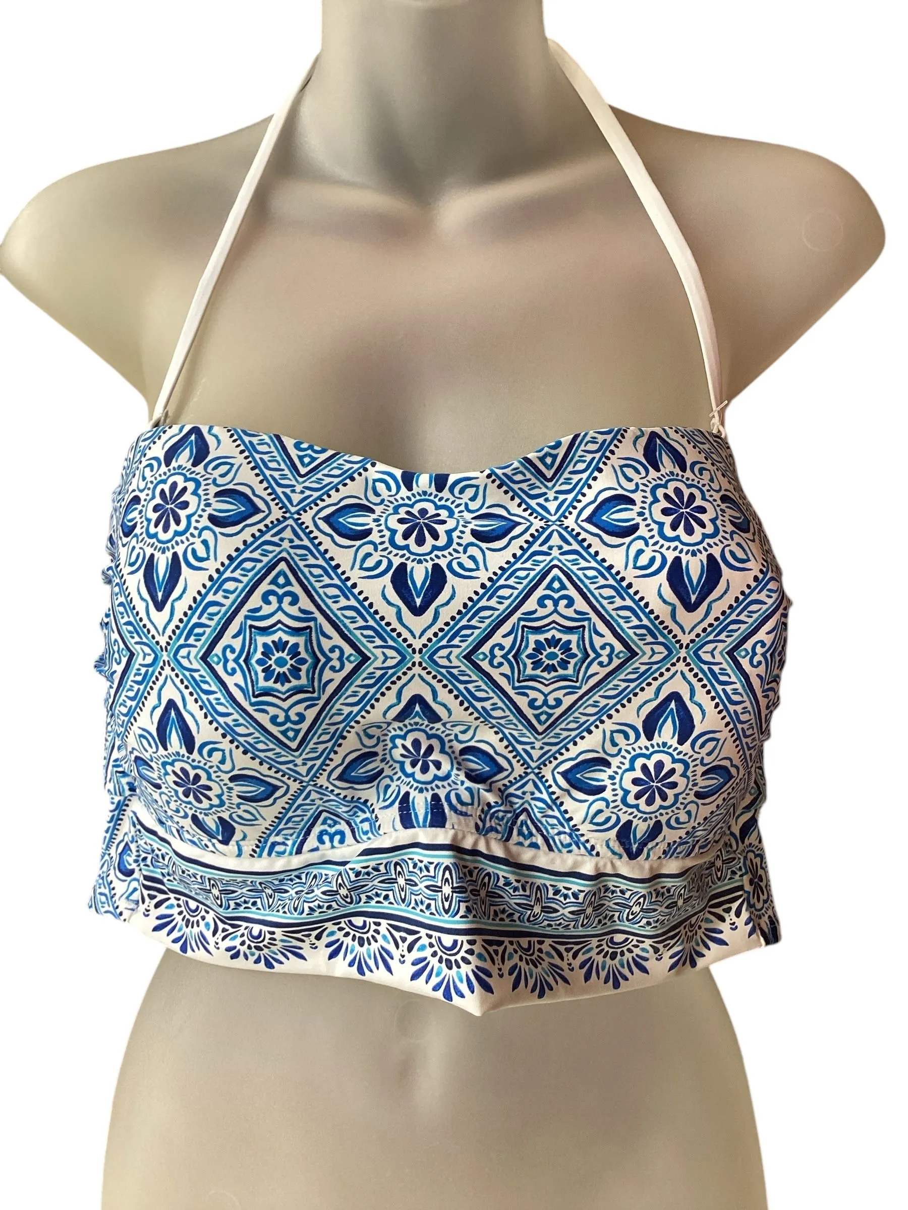 Product image for La Blanca Mediterranean Blue Tankini Top