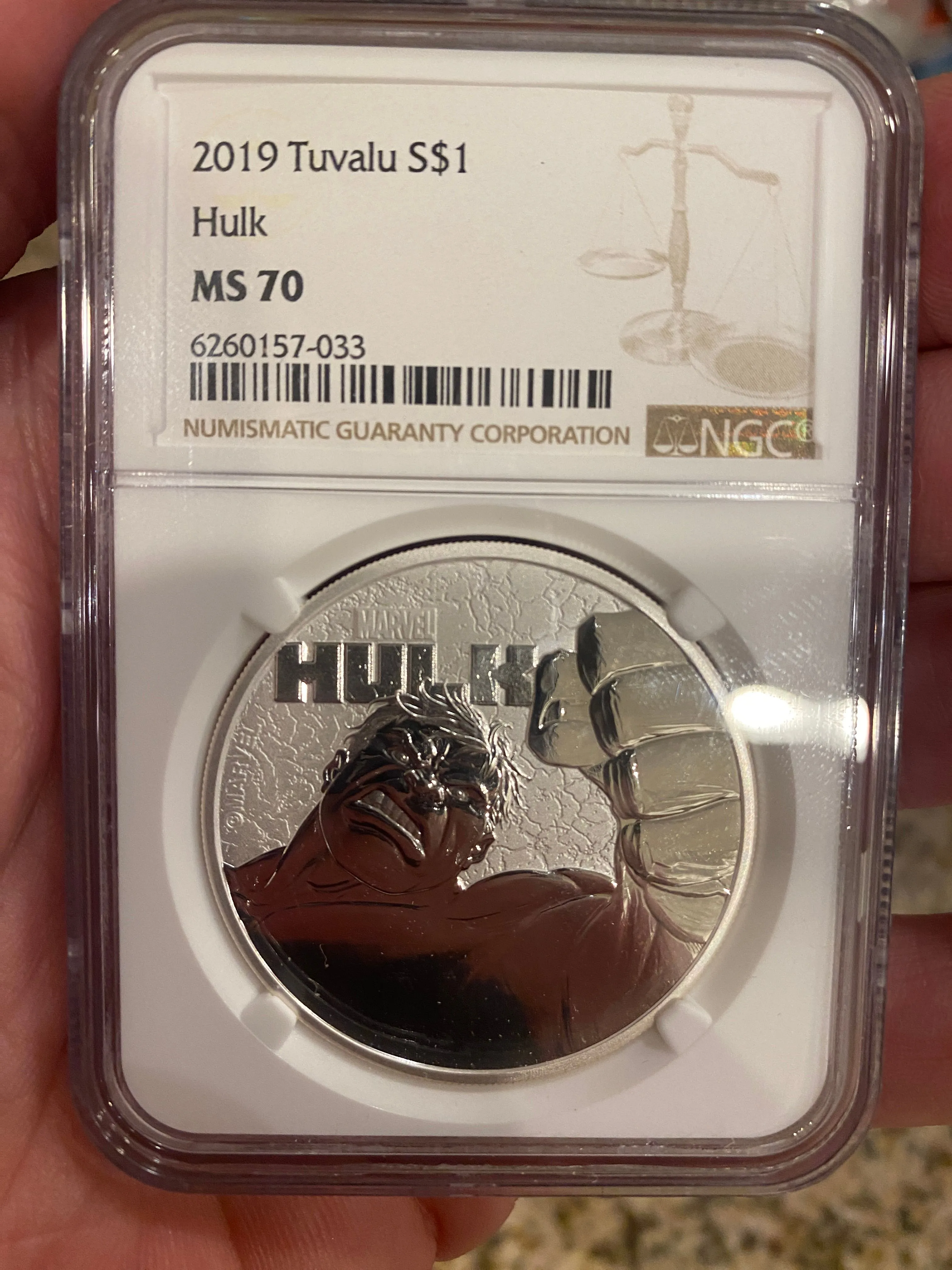 Product image for 2019 Hulk MS70!! Top Pop- Tuvalu S$1