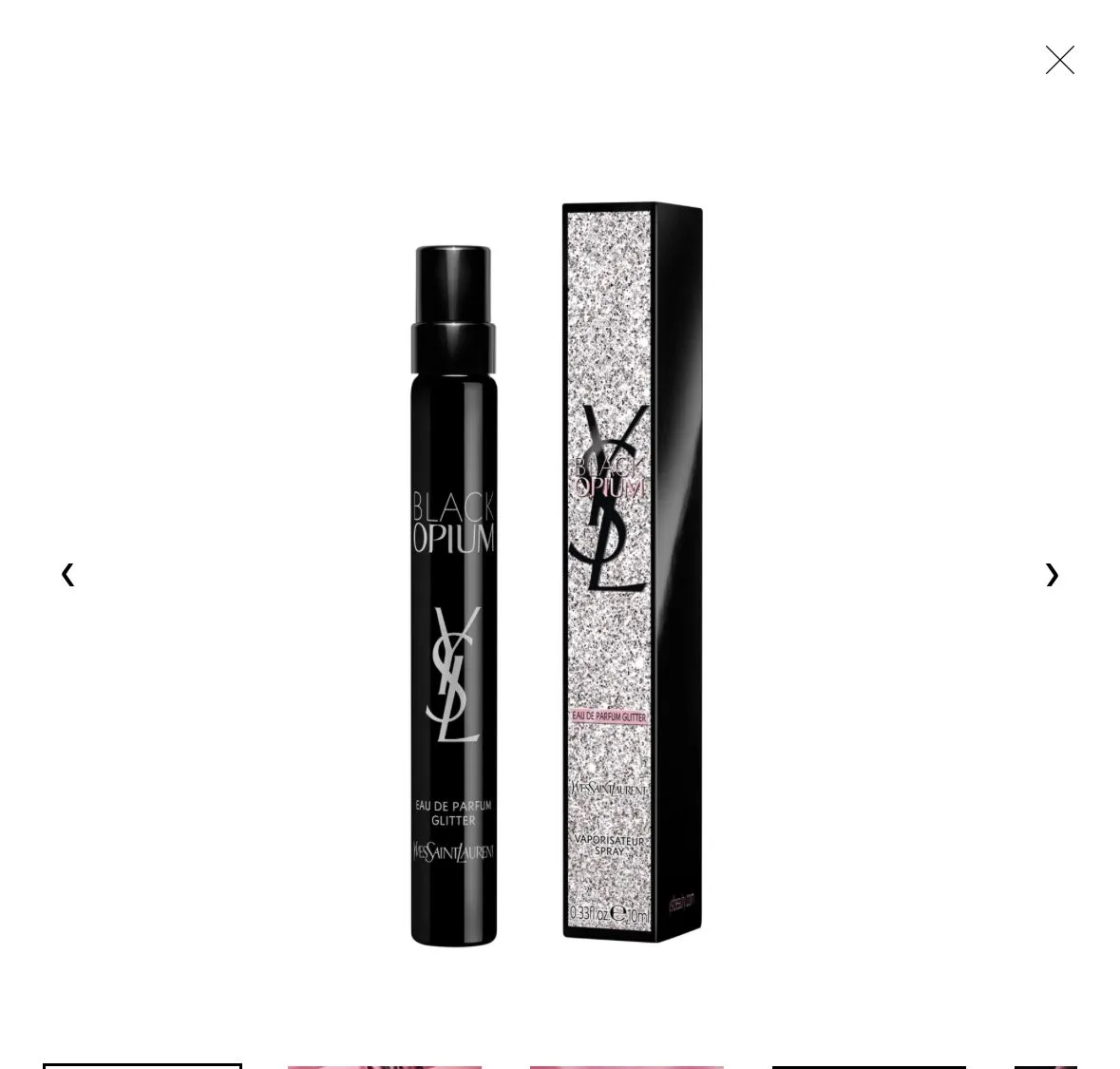 Product image for YSL black opium EDP glitter 10mL