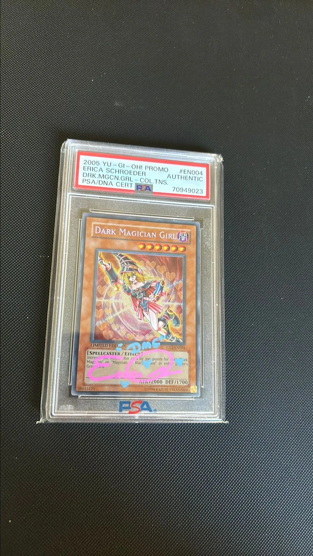 2005 Yu-Gi-Oh! Promo Dark Magician Girl Drk.Mgcn.Grl-Col.Tns. PSA N0:  AUTHENTIC  Whatnot: Shop, Sell, Connect