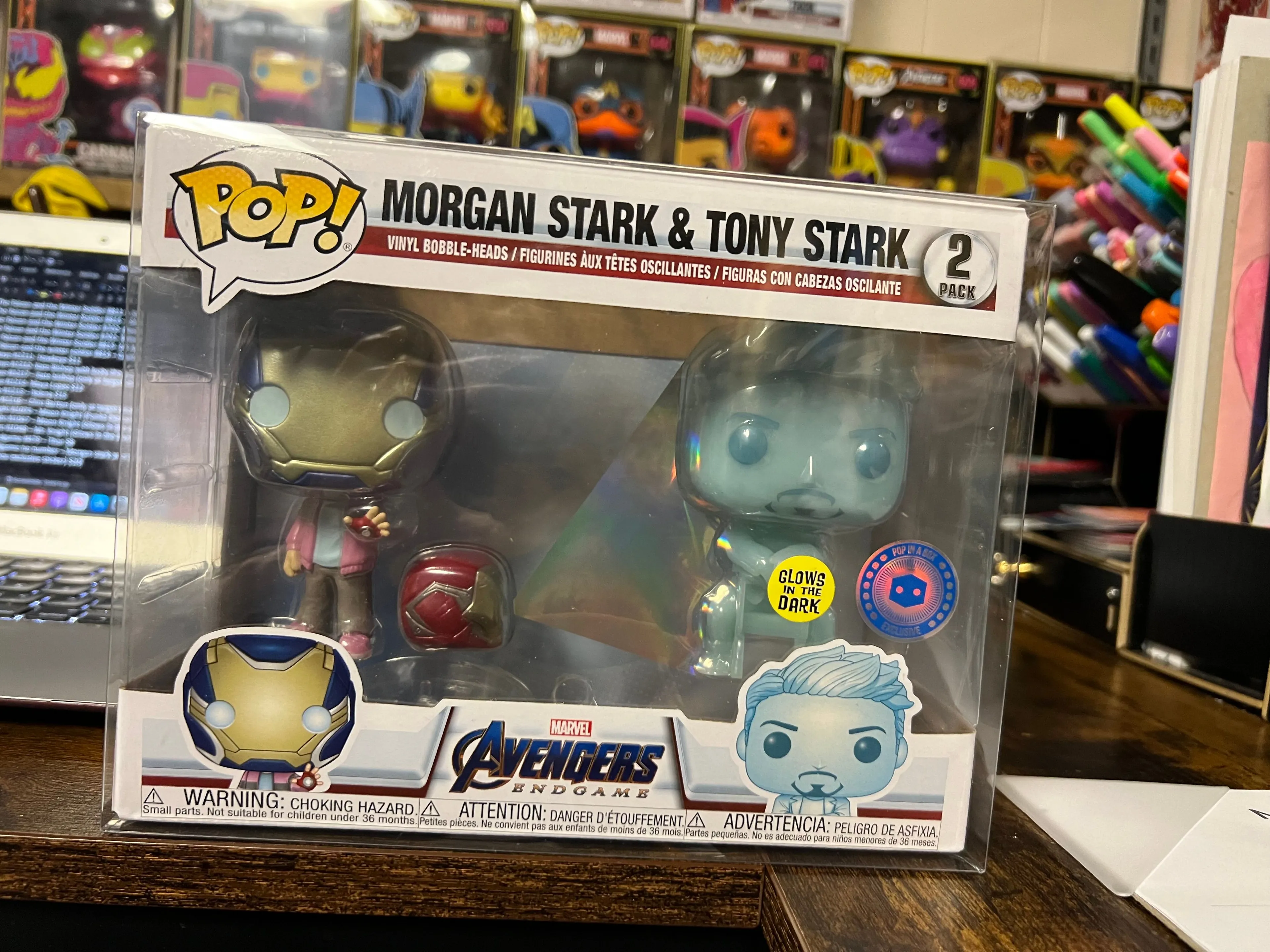 Product image for Morgan Stark and Tony Stark