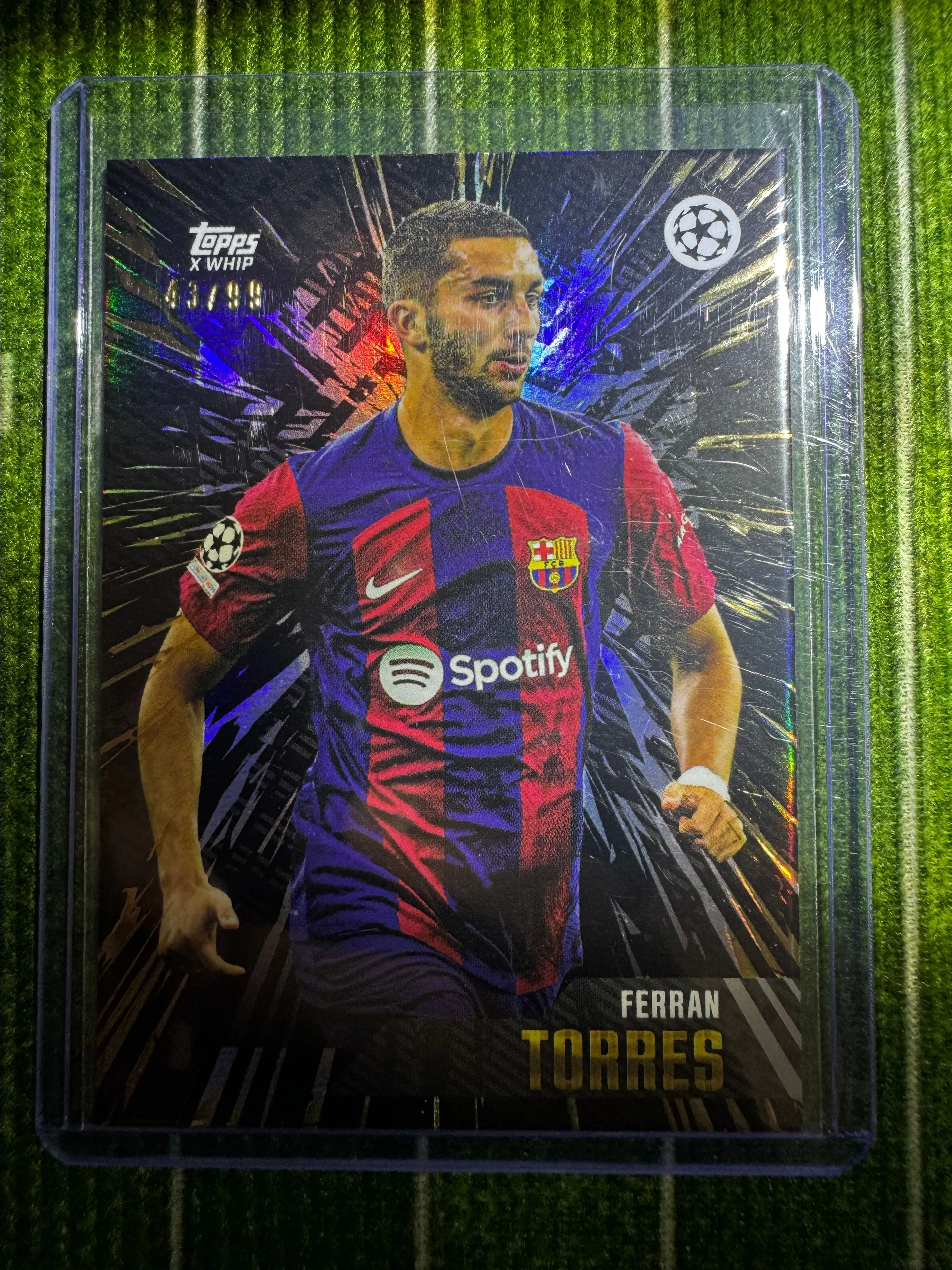 Product image for Ferran Torres /99 Topps Gold