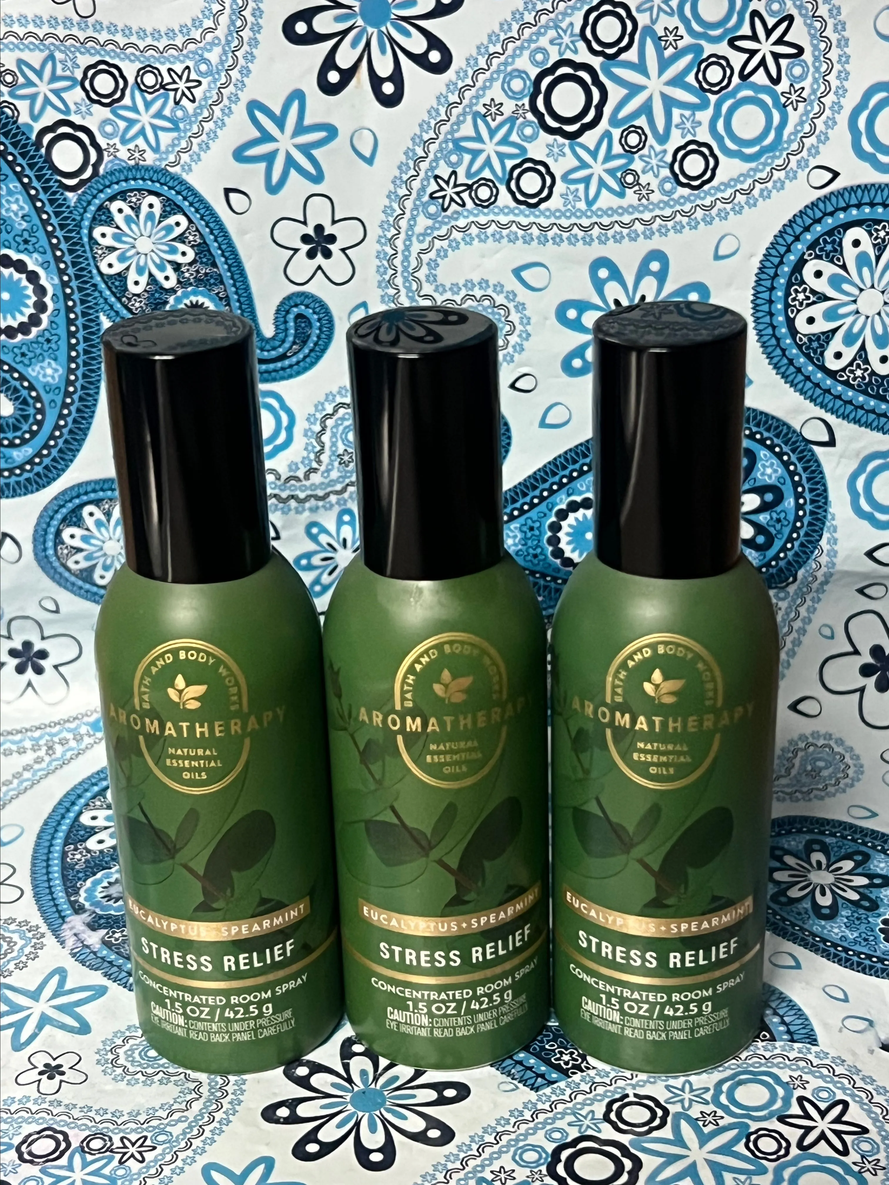 Product image for 3 Bath & Body Works Stress Relief Eucalyptus Spearmint Concentrated Room Spray