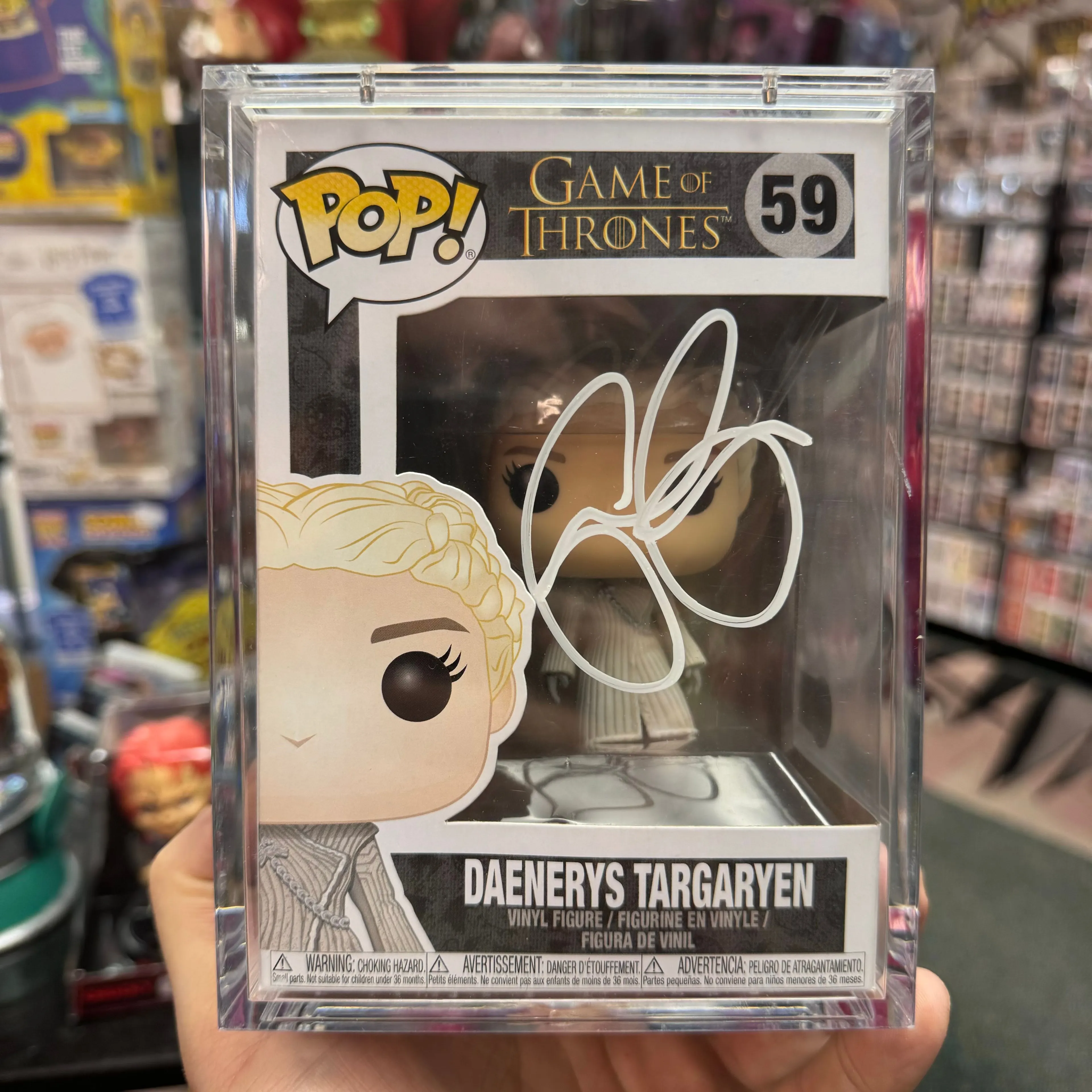 Product image for Emilia Clarke Daenerys Targaryen 59 Auto w/ Cert