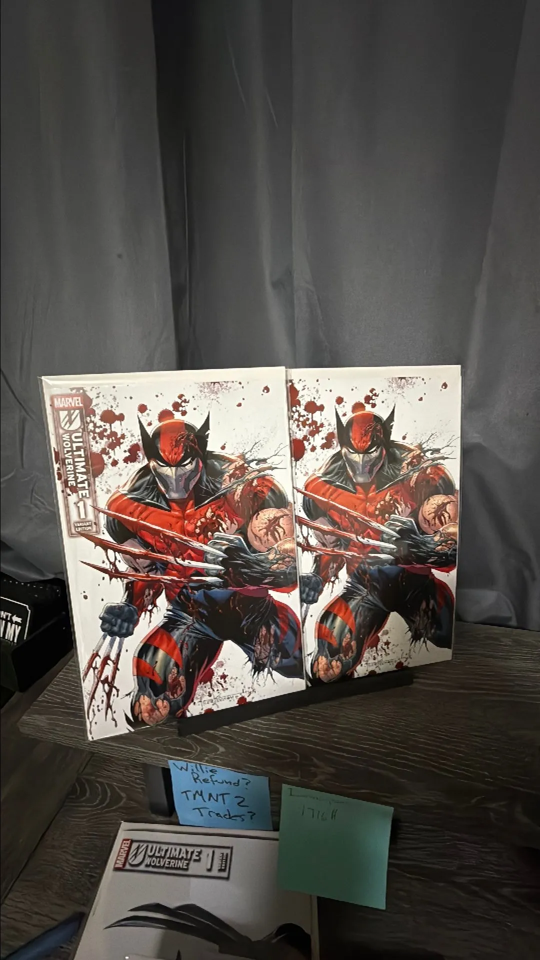 Product image for Ultimate Wolverine Trade/Virgin Set MegaCon Exclusive Tyler Kirkham Battle Damage