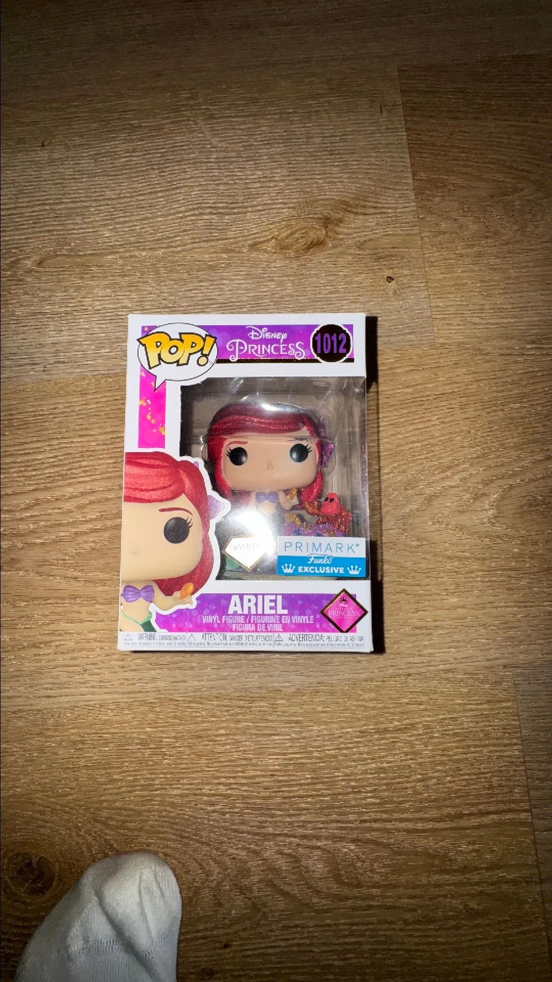 Product image for Funko Pop ARIEL ON ROCK DIAMOND Hot Topic Exclusive Disney 1012 NEW HIGH GRADE