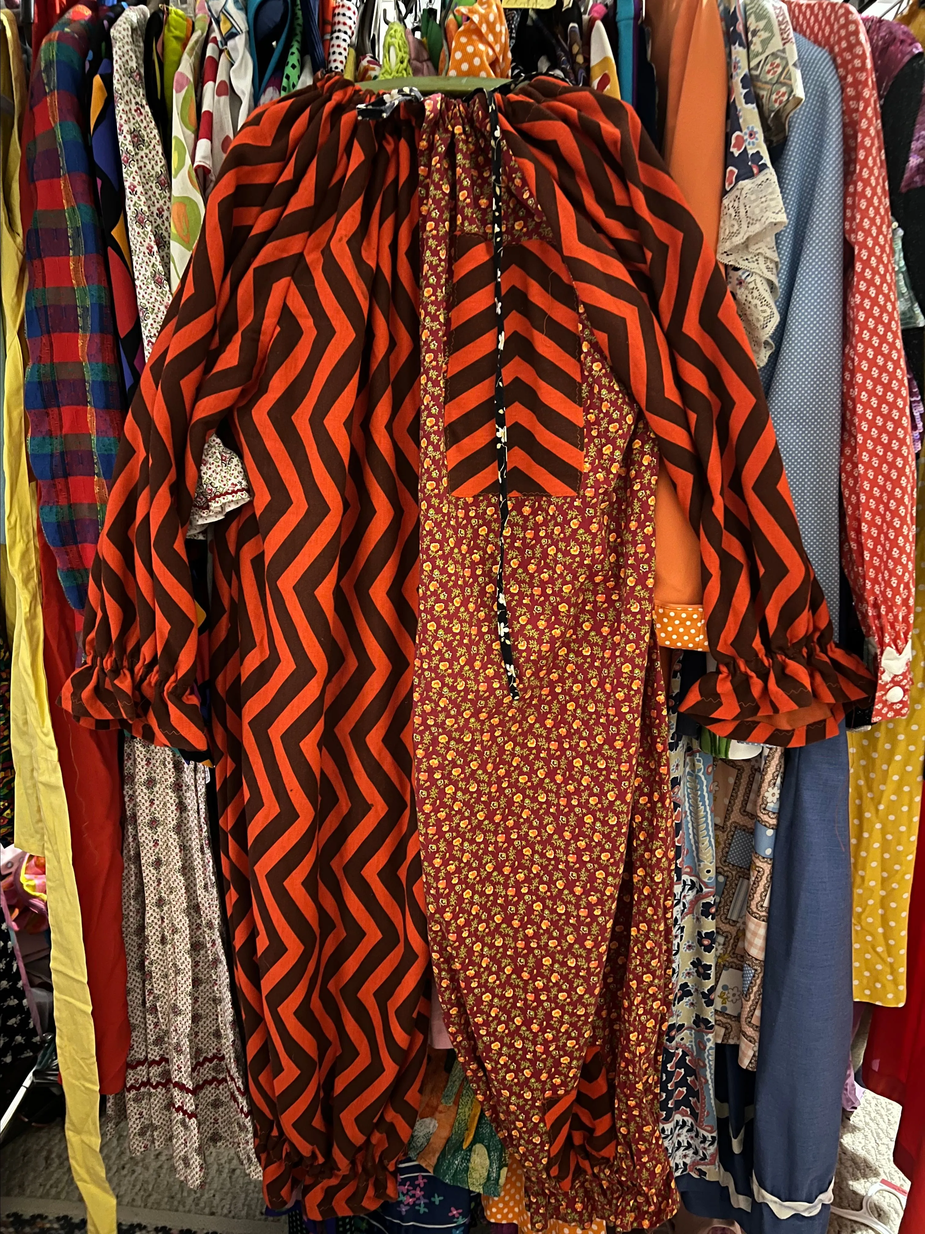 Product image for Handmade clown kids jumpsuit 12/14