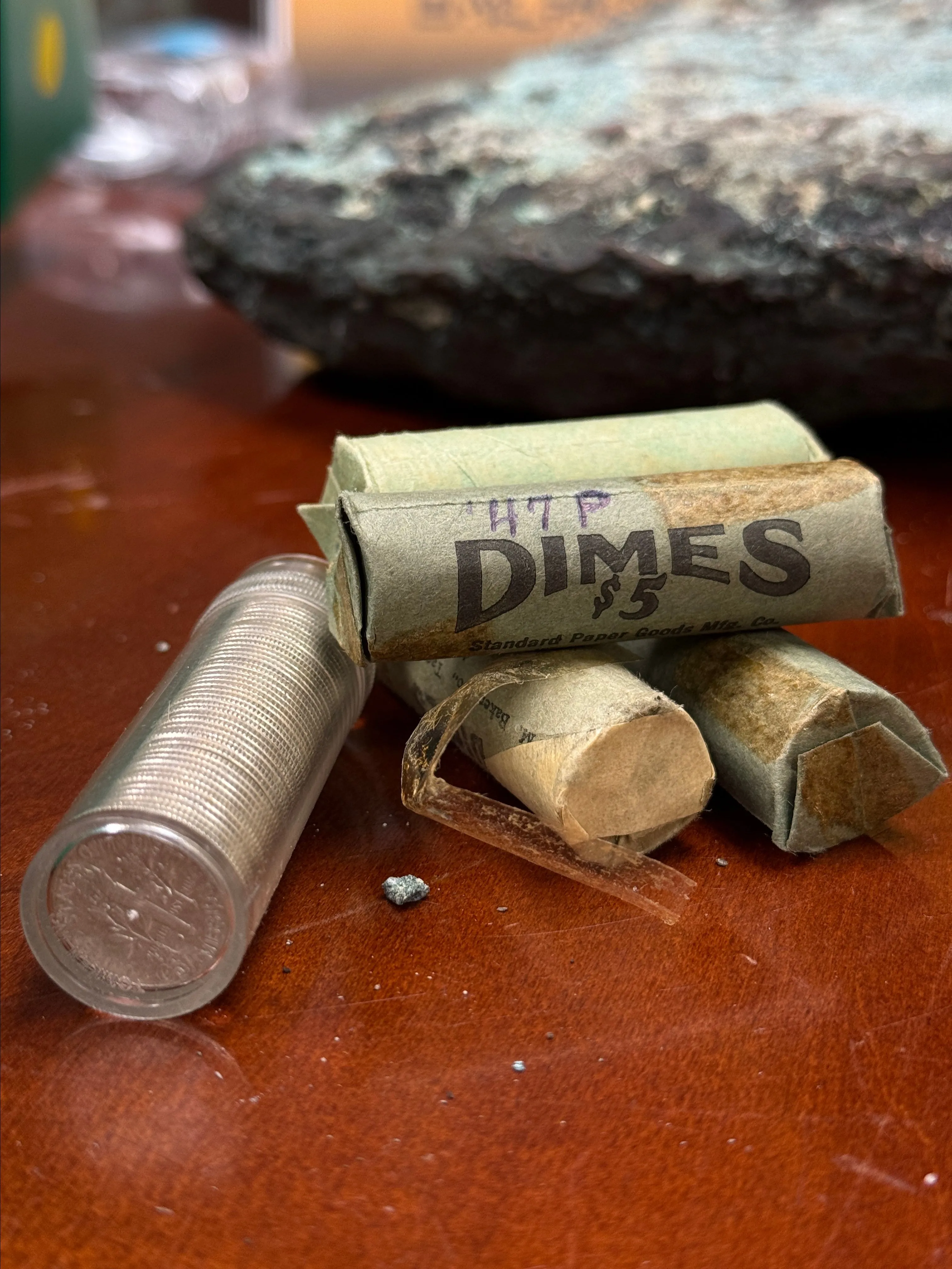 Product image for 90% Silver Dime Roll $5 Face Value