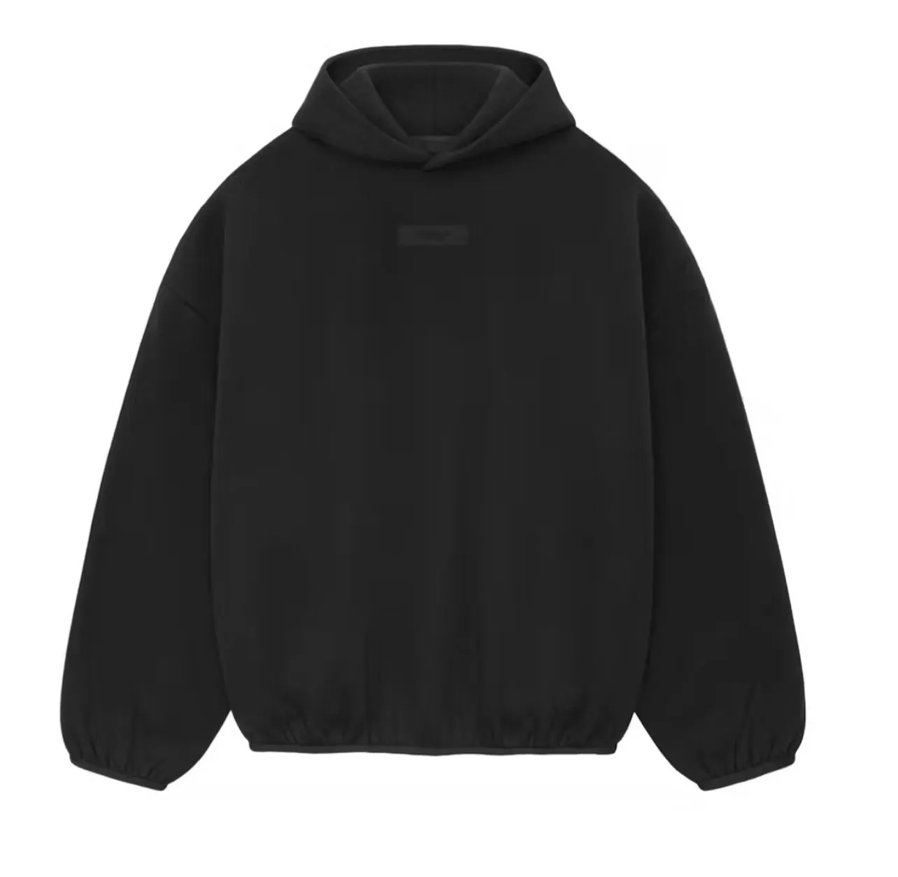 Product image for Essentials Jet Black Hoodie Size Large