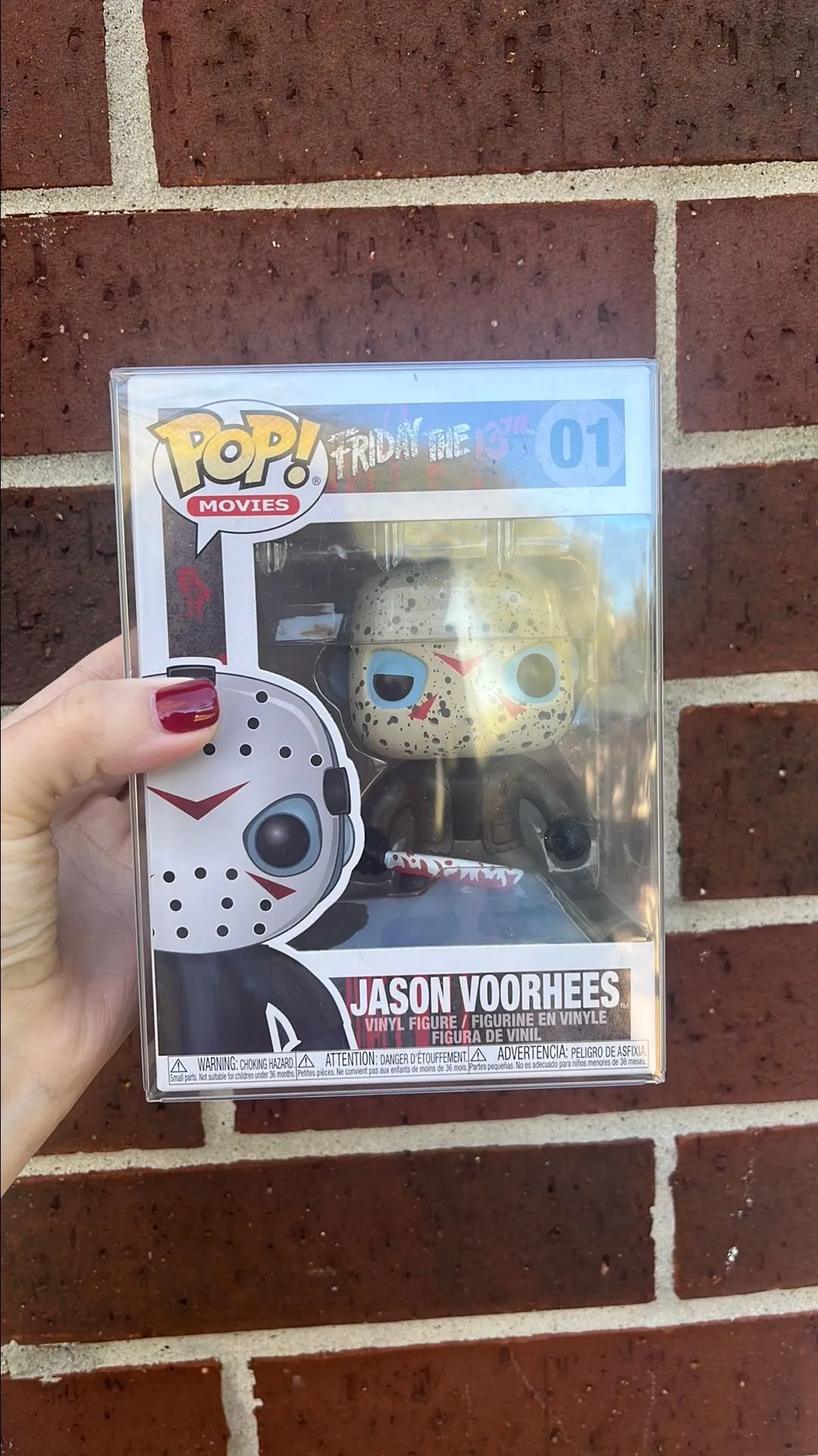 Product image for SIGNED JASON VORHEES FUNKO POP DOUGLAS TAIT