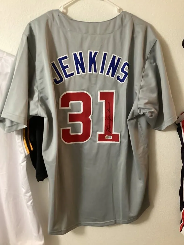 Product image for Fergie Jenkins Signed Cubs Jersey #31 Beckett Authenticated