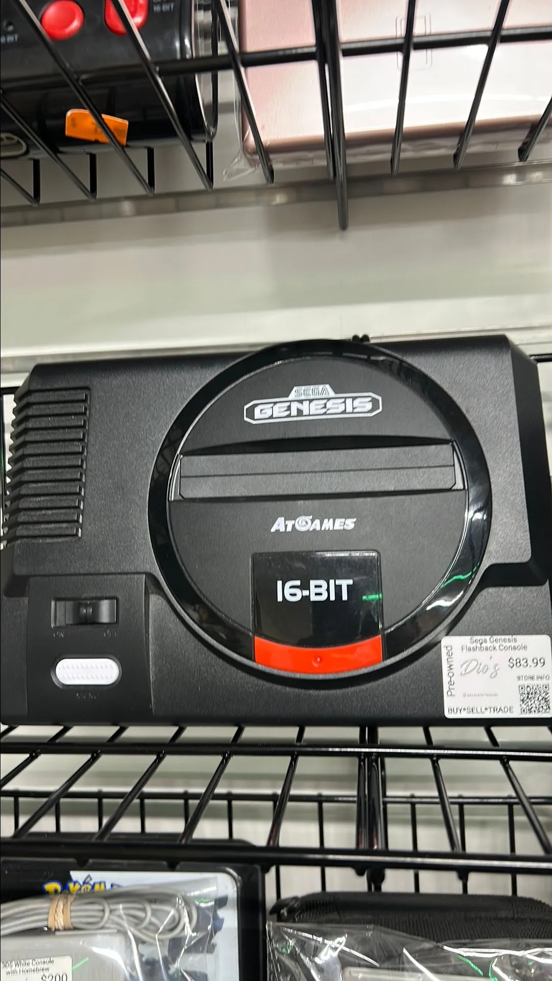 Product image for At Games Sega Genesis 85 Built in Games plus plays carts
