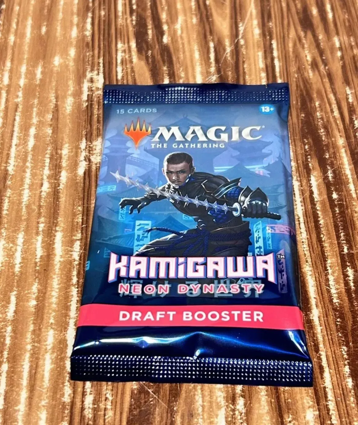 Product image for Magic The Gathering Kamigawa Neon Dynasty 15-Card Draft Booster Pack ENG 2022