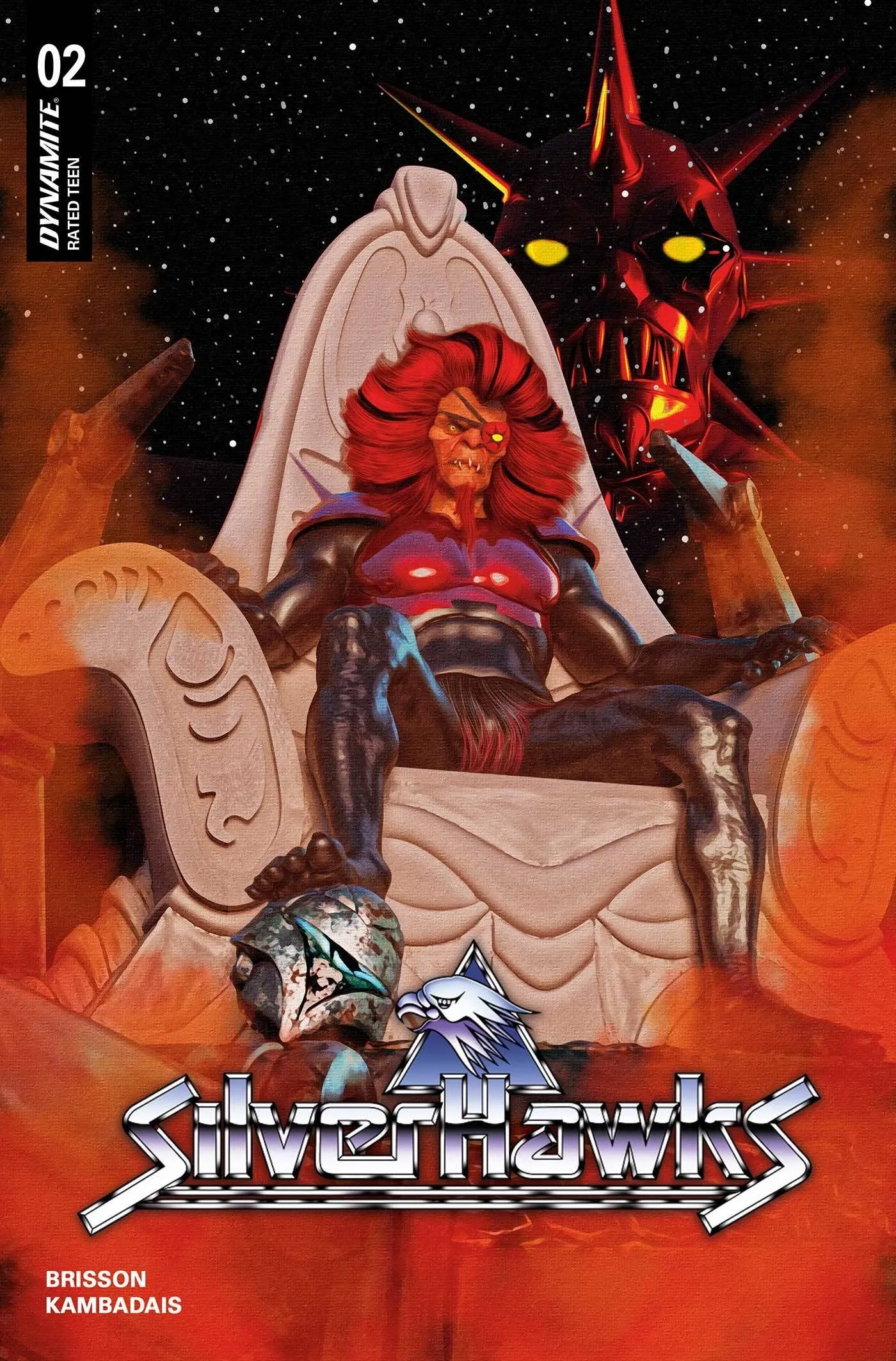 Product image for SILVERHAWKS #2 cover ZA 1:10 SPEARS FOIL TRADE