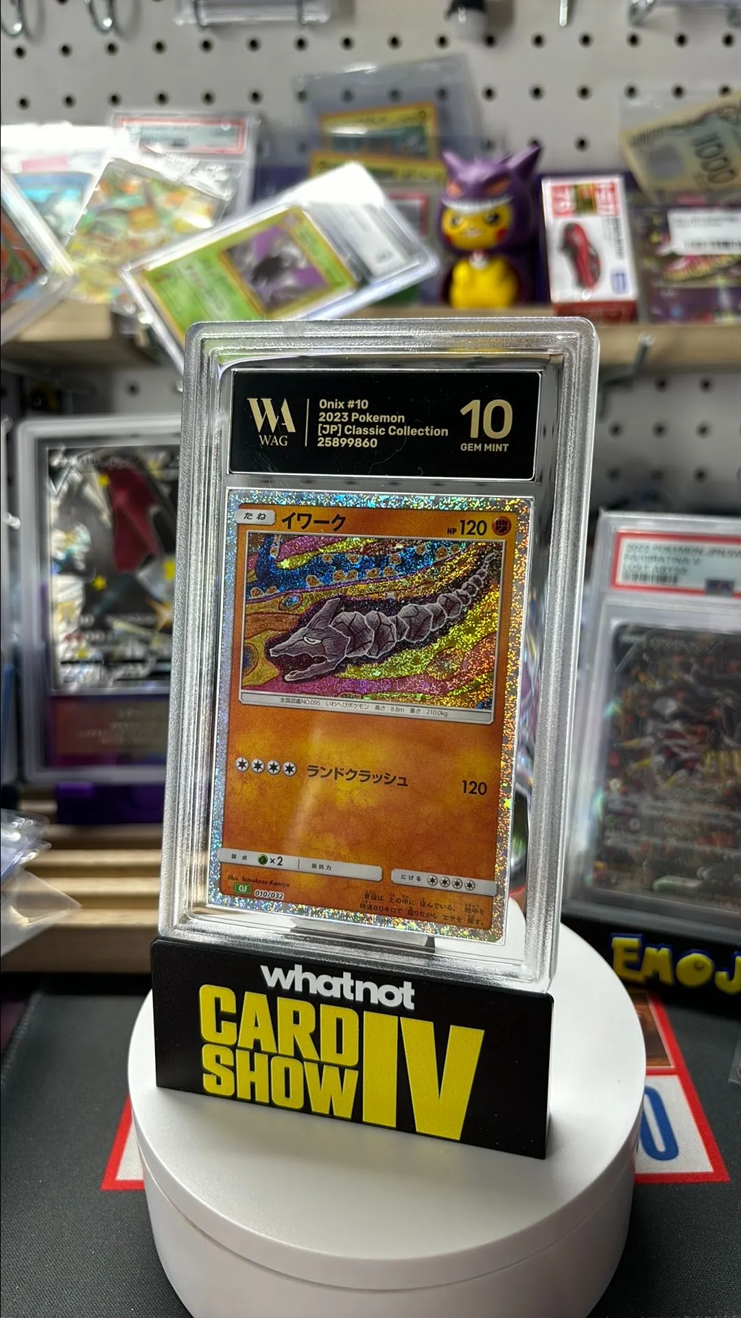 Product image for WAG 10 Gem Mint Pokemon ONIX classic collection Japanese (a-85
