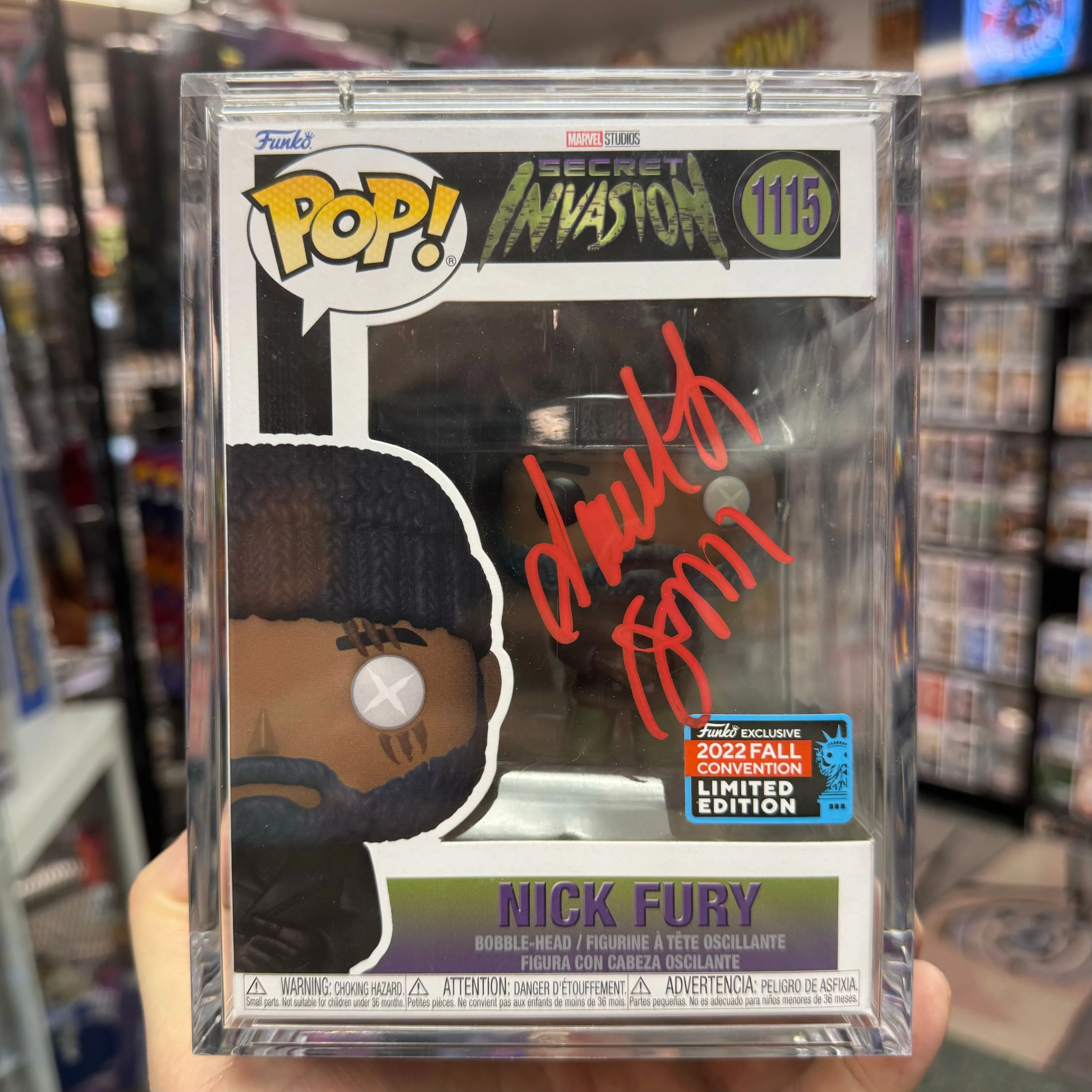 Product image for Samuel L Jackson Nick Fury 1115 Auto