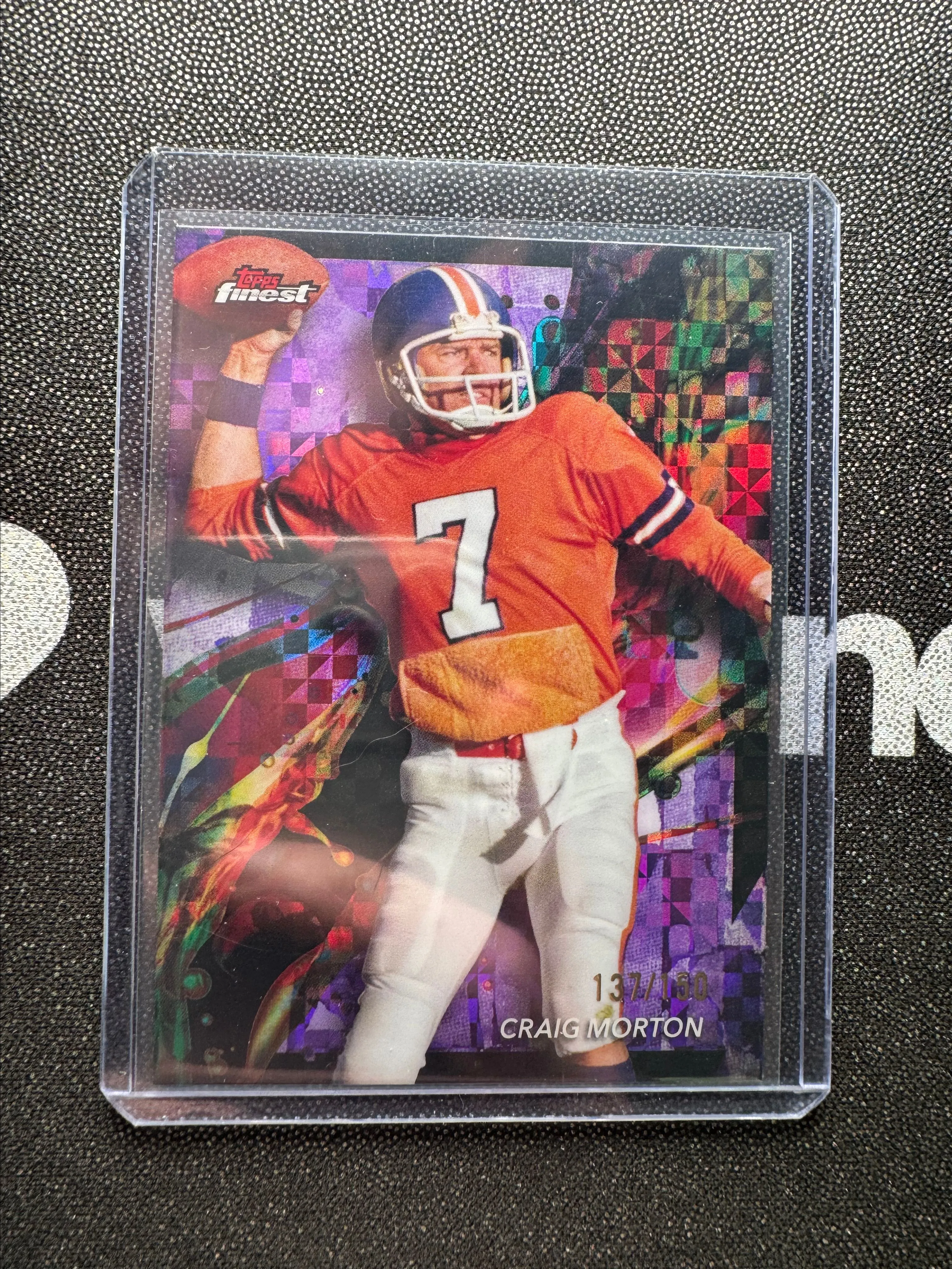 Product image for 2024 Topps Finest Craig Morton Purple /150