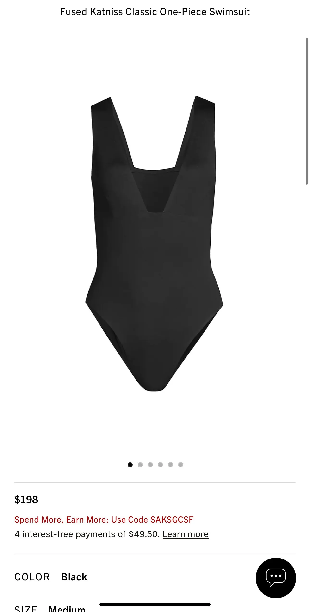 Product image for L Space 1 Piece Swim Black