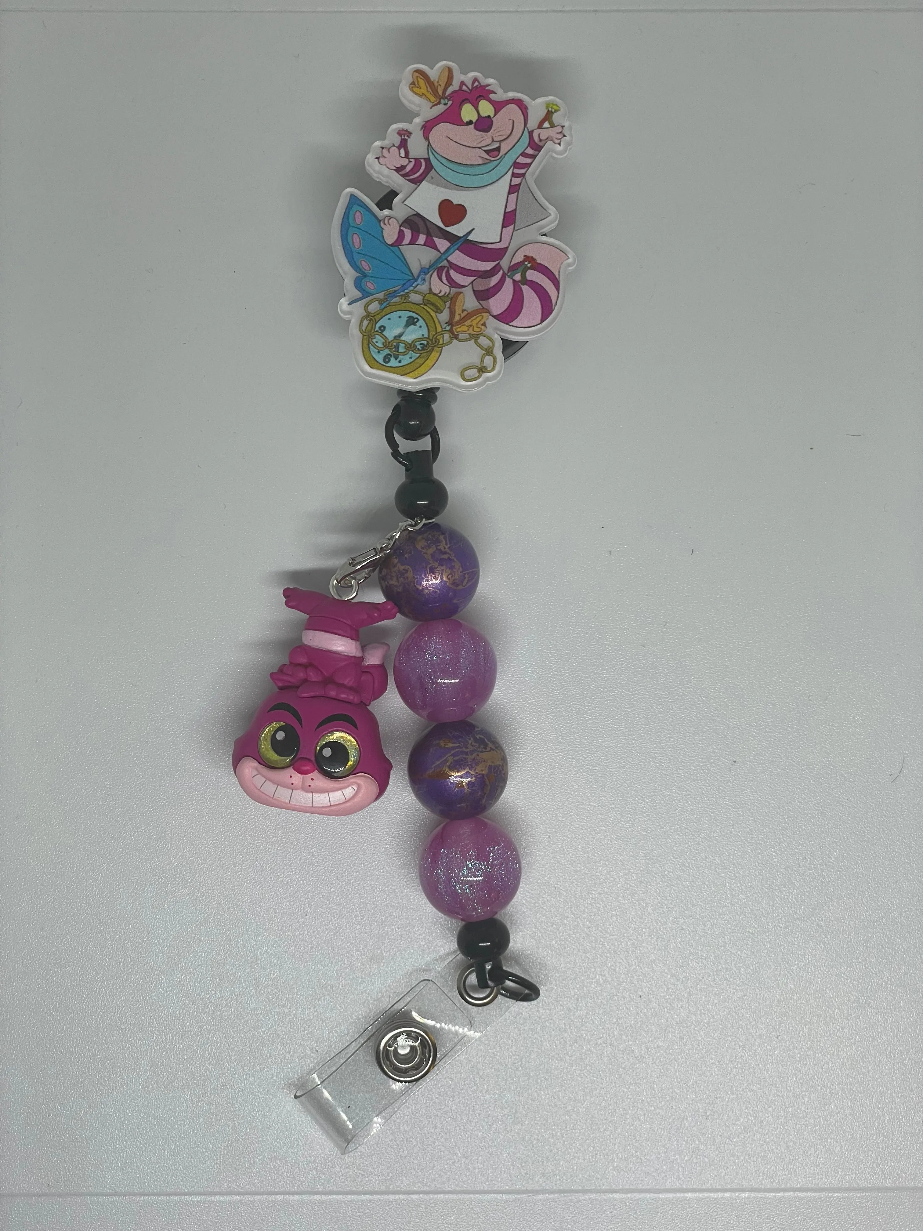 Product image for Cheshire Cat Badge Holder