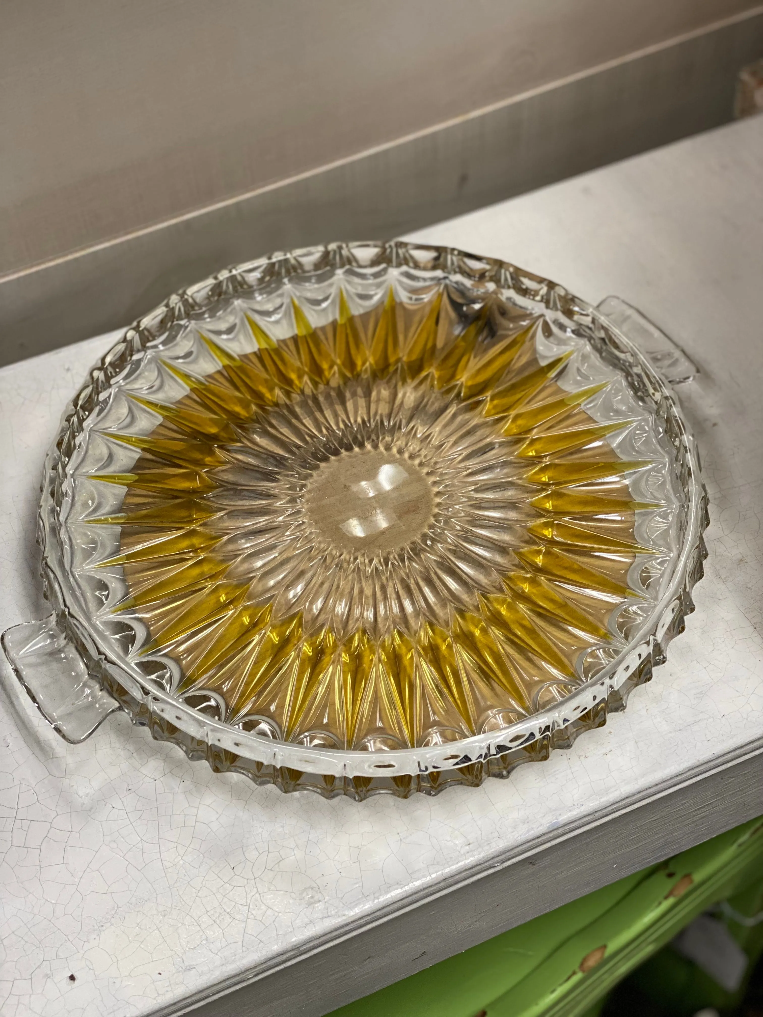 Product image for Vintage Walher Glass platter