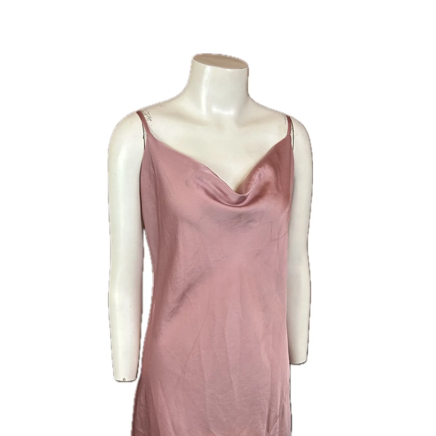 Blush Pink Sleeveless Bias Slip Dress Derek Heart / Large *  Whatnot:  Shop, Sell, Connect
