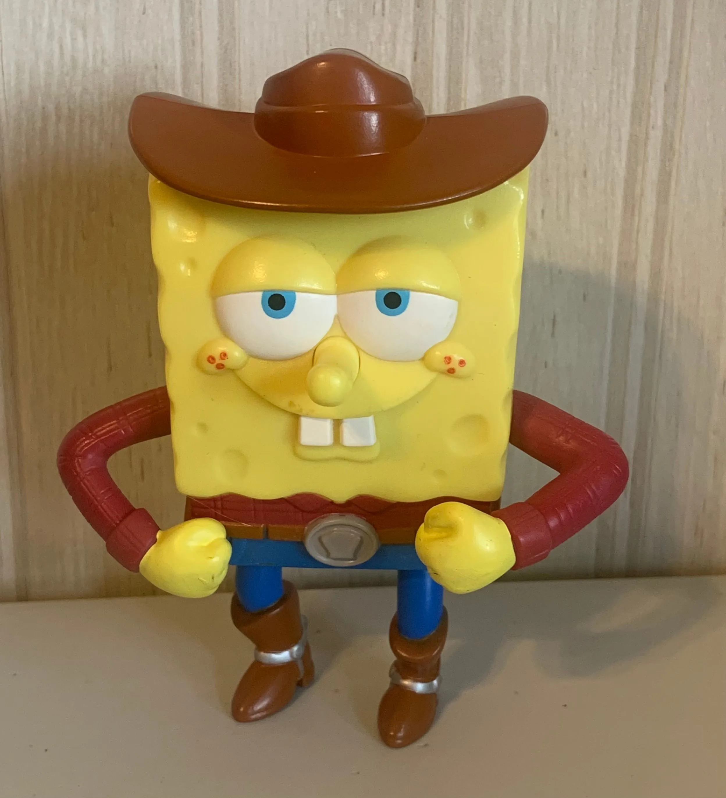 Product image for 2005 Burger King SpongeBob SquarePants Lost InTime Cowboy Figure