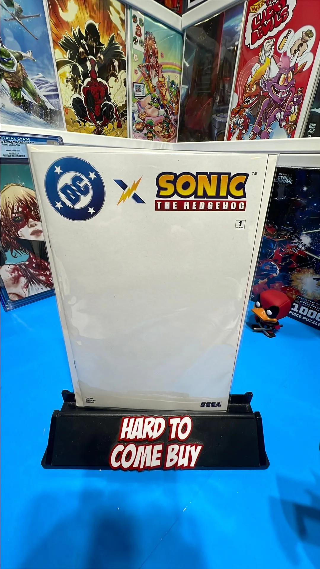 Product image for Blank Sketch Cover - DC vs Sonic the Hedgehog 1