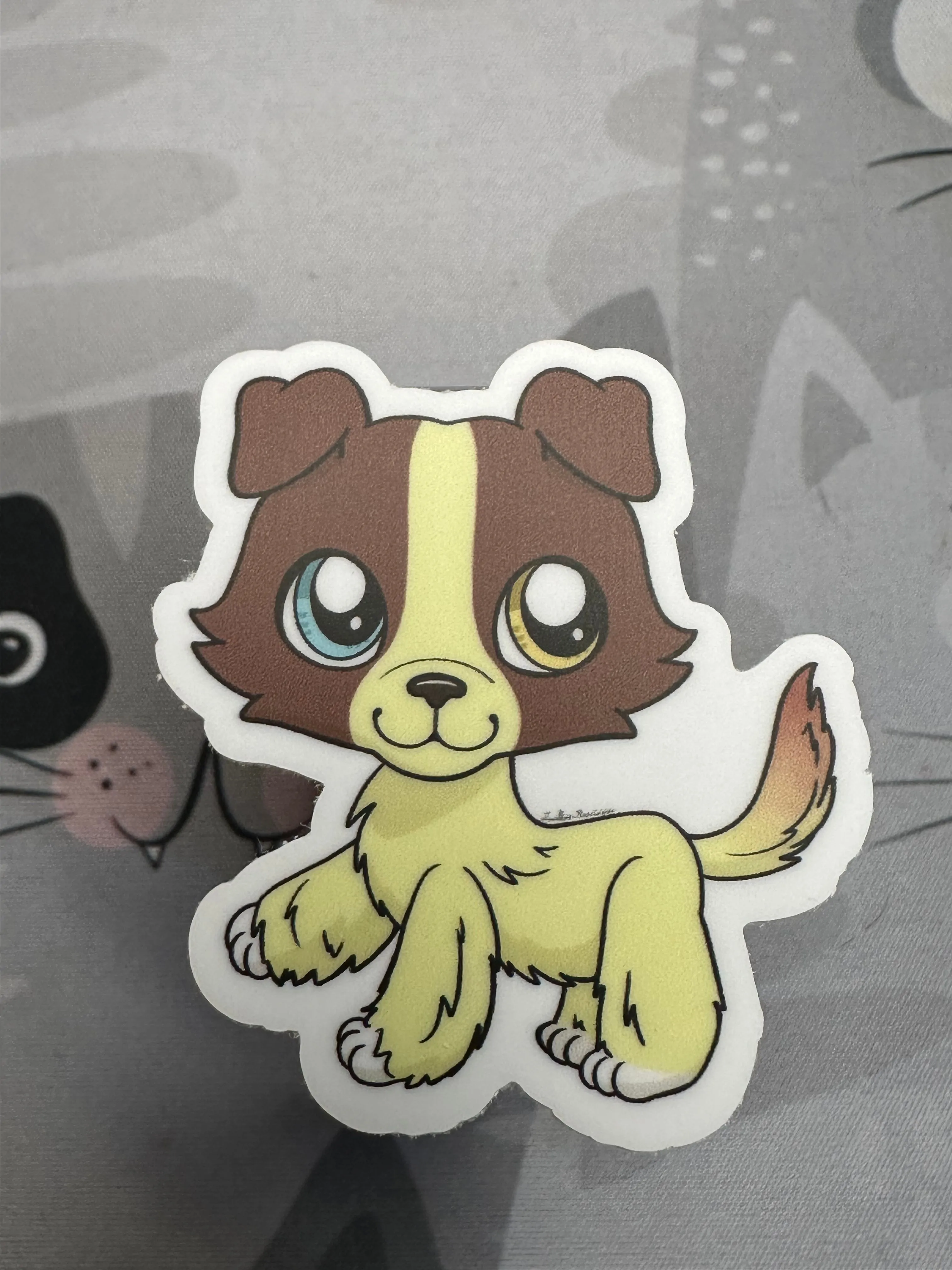 Product image for Two color eye pup sticker