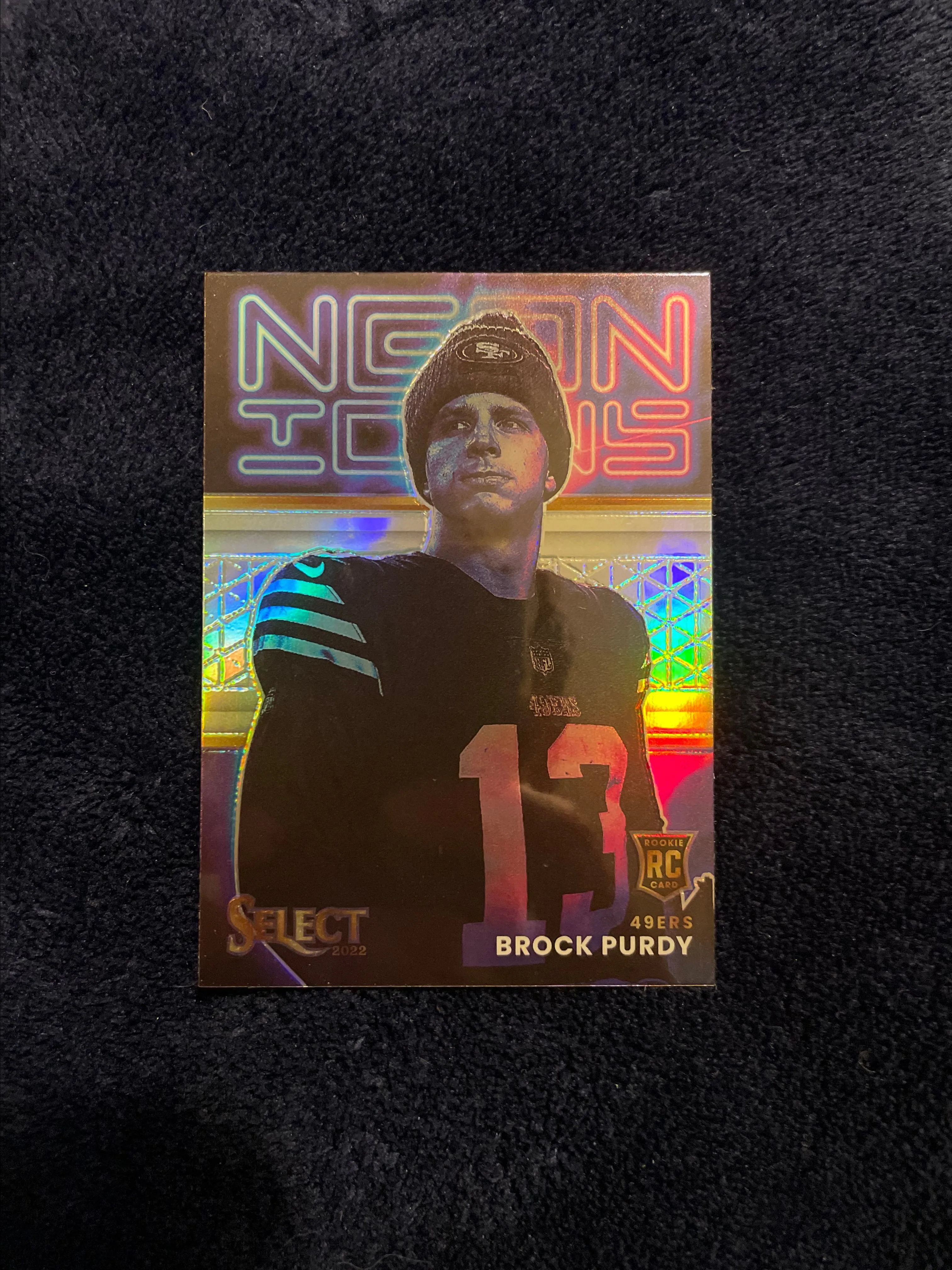 Product image for Brock Purdy Select Neon Icons Silver Prizm