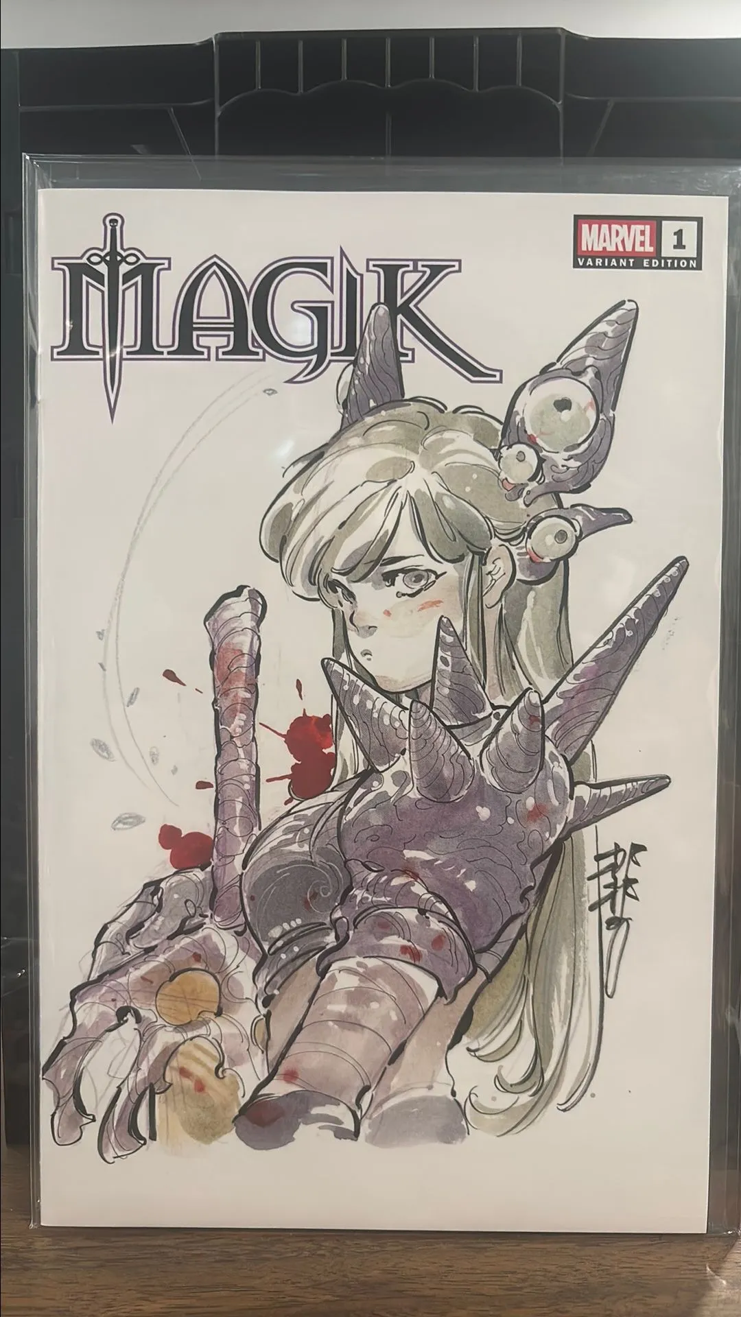 Product image for Magik #1 Peach Momoko Megacon 2025 Exclusive Trade Variant