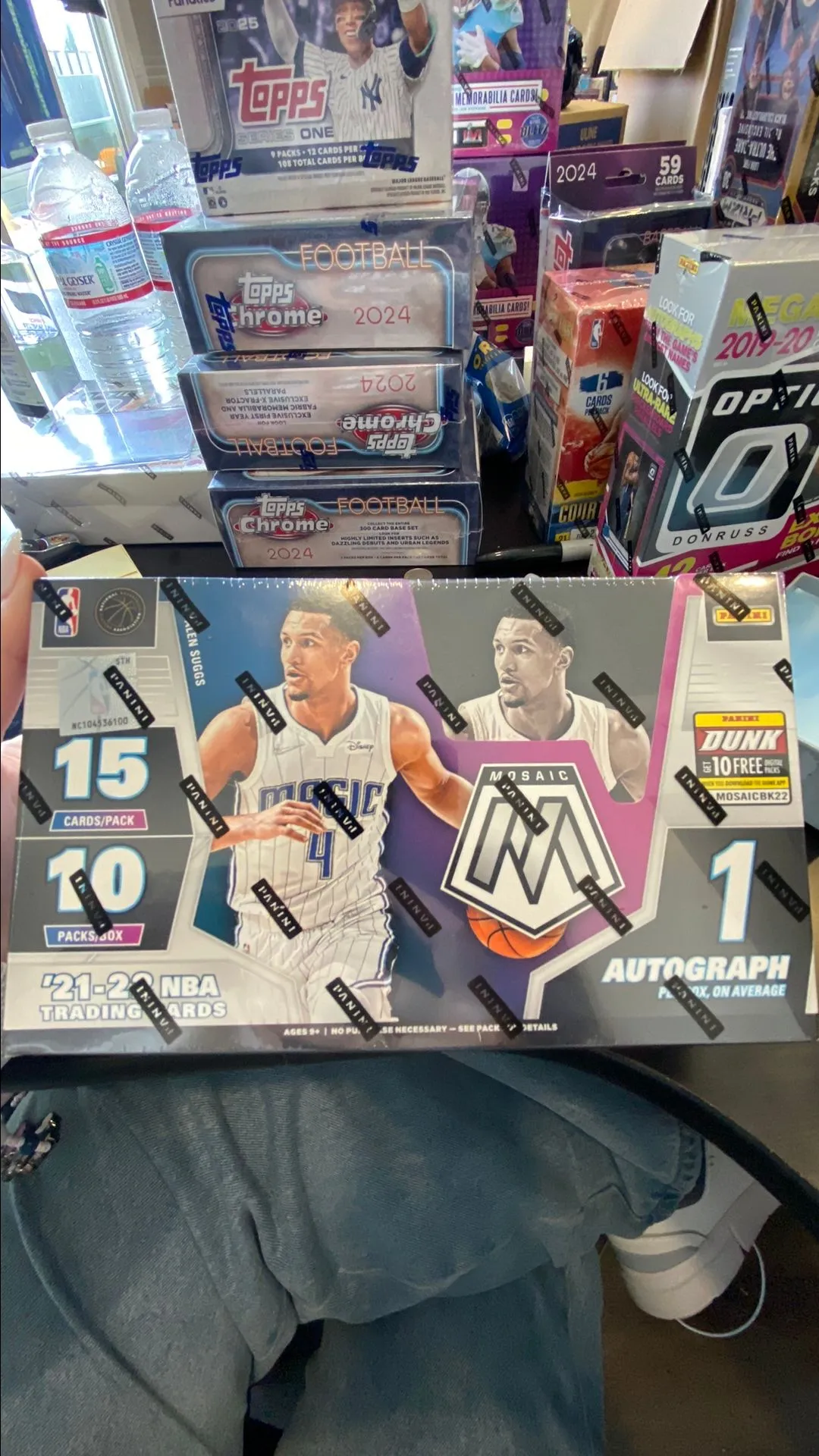 Product image for 2021 nba mosaic hobby