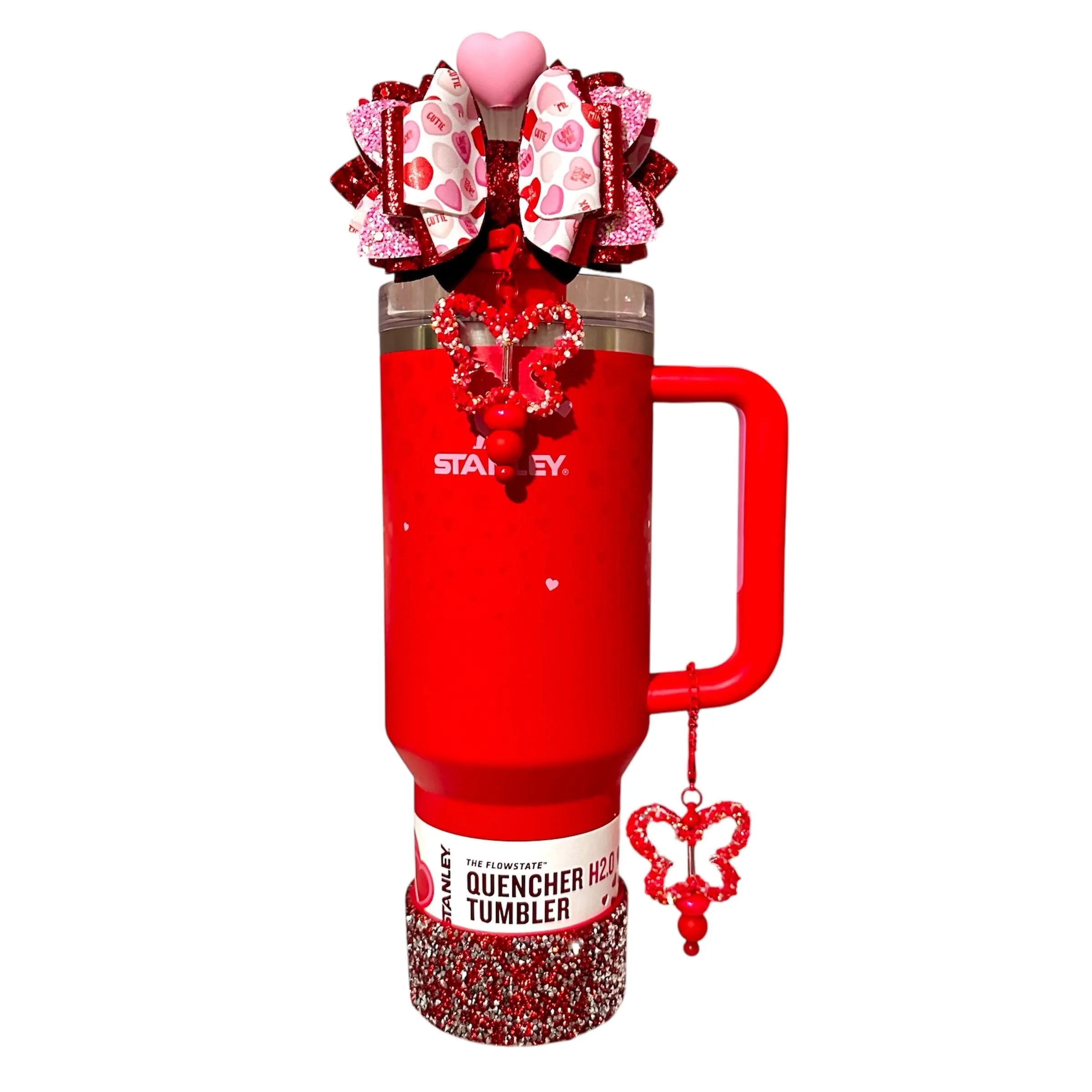 Product image for New Custom Valentines Stanley 40 oz Quencher Tumbler *LTD EDITION*