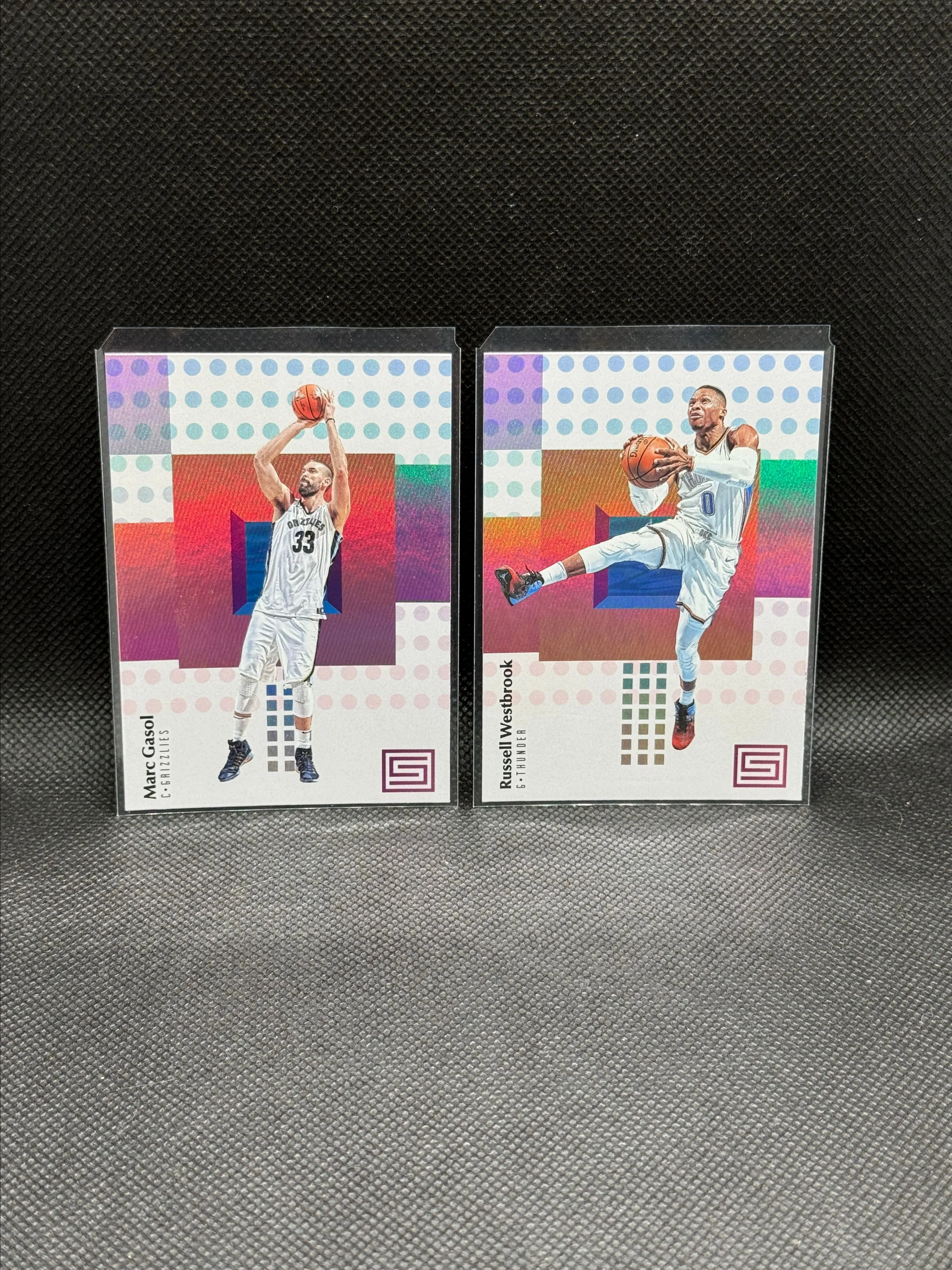 Product image for 2 Card Lot - 2018 Panini Status (Gasol, Westbook)