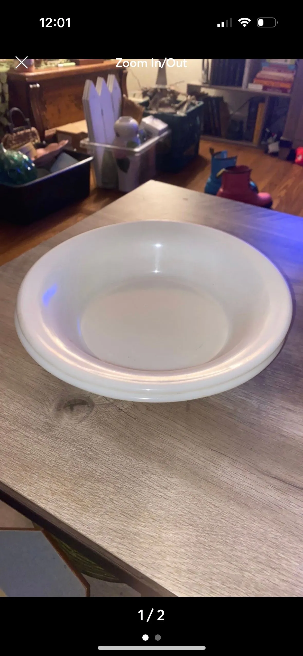 Product image for Vintage Corelle Milk Glass Serving Bowl
