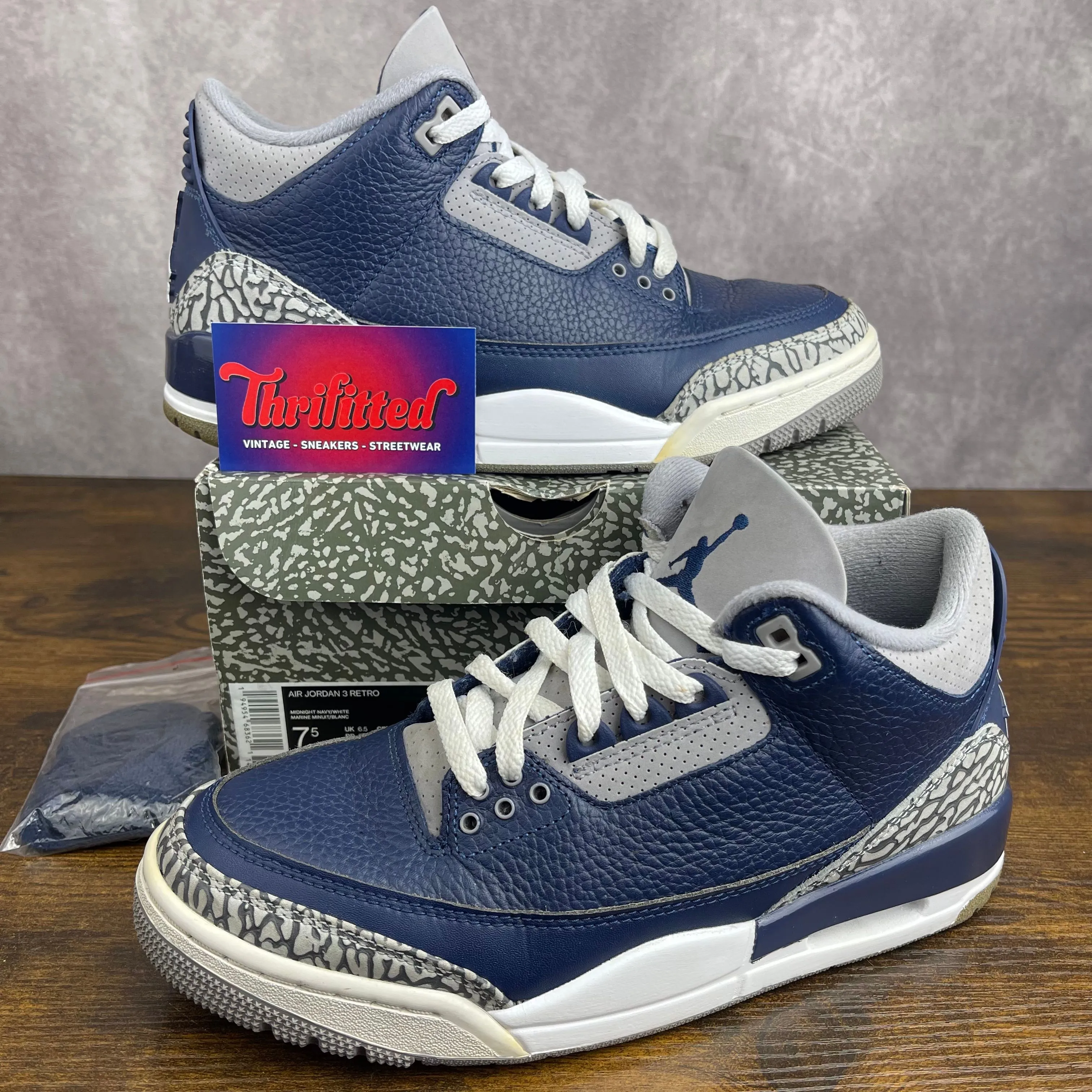 air jordan 3 retro georgetown mens