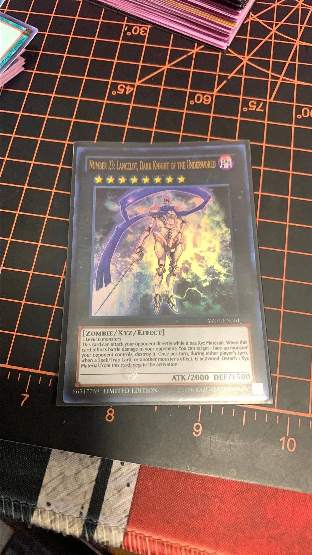 Product image for (Yu-Gi-Oh!) Number 23: Lancelot, Dark Knight of the Underworld YZ07-EN001