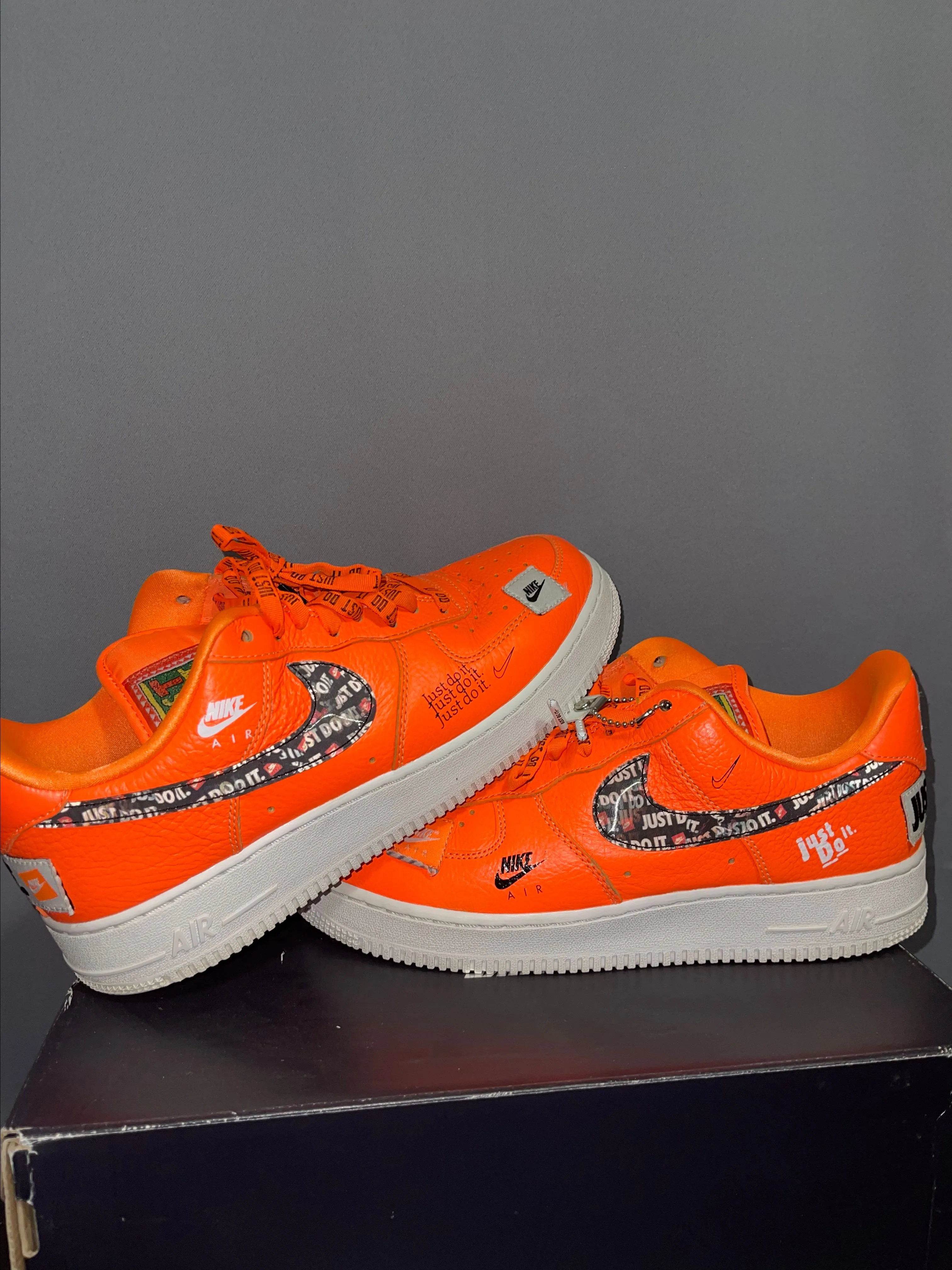 Product image for 8M Nike Air Force 1 Low "Just Do It Pack Total Orange"