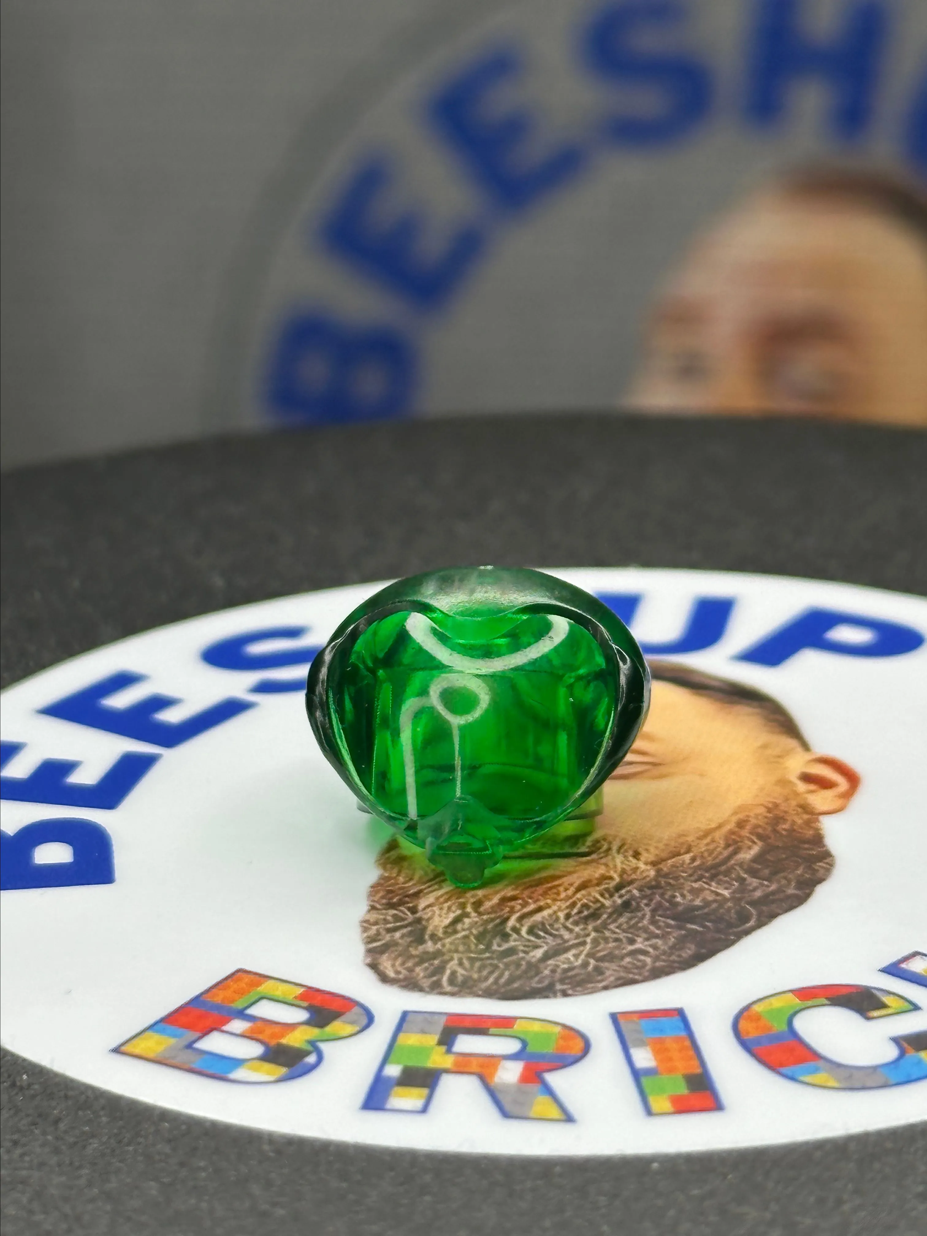 Product image for Headgear Helmet Round Bubble - Trans Green