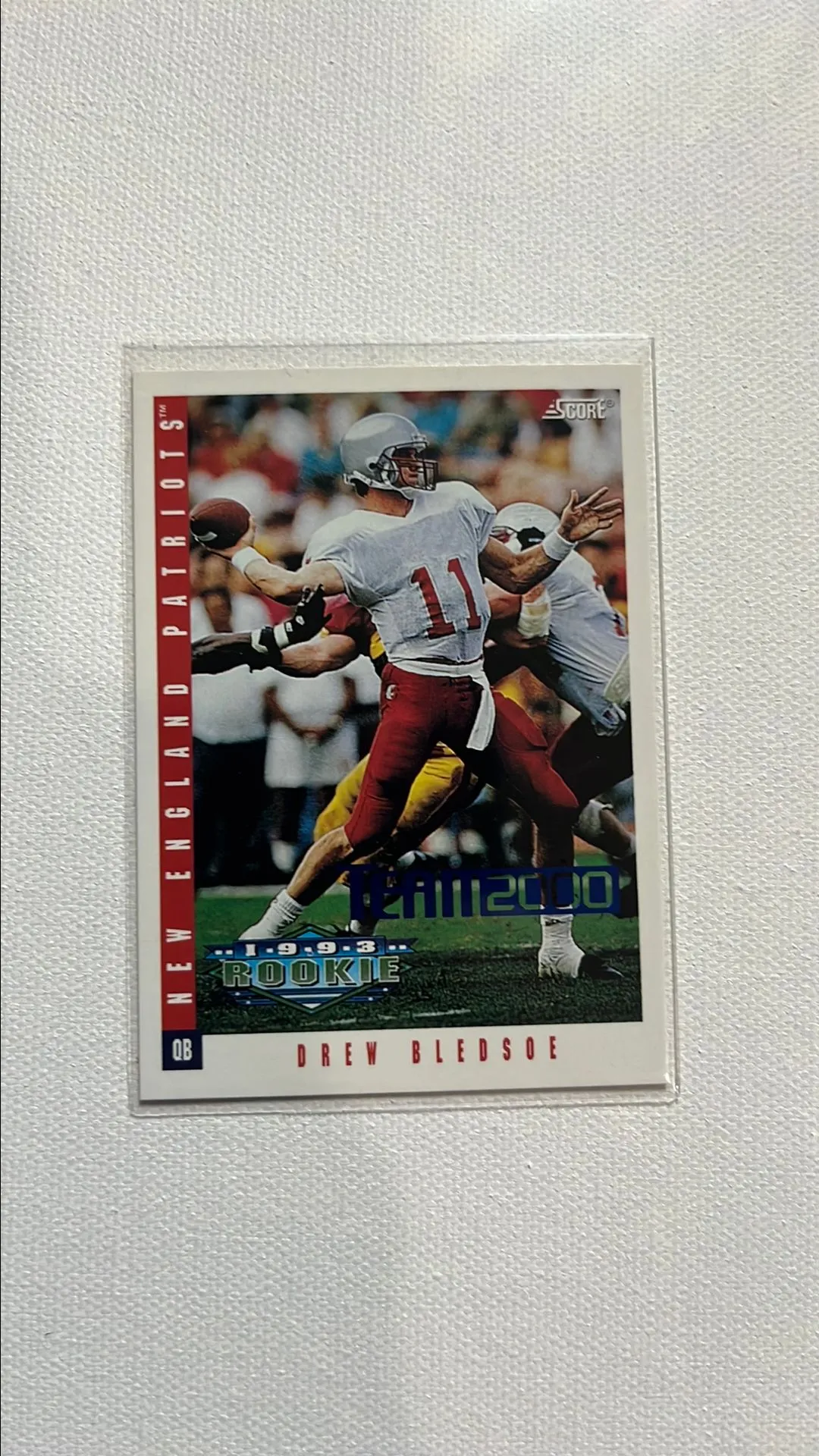 Product image for Drew Bledsoe 1993 Rookie  Team 2000 card #47 out of 1500
