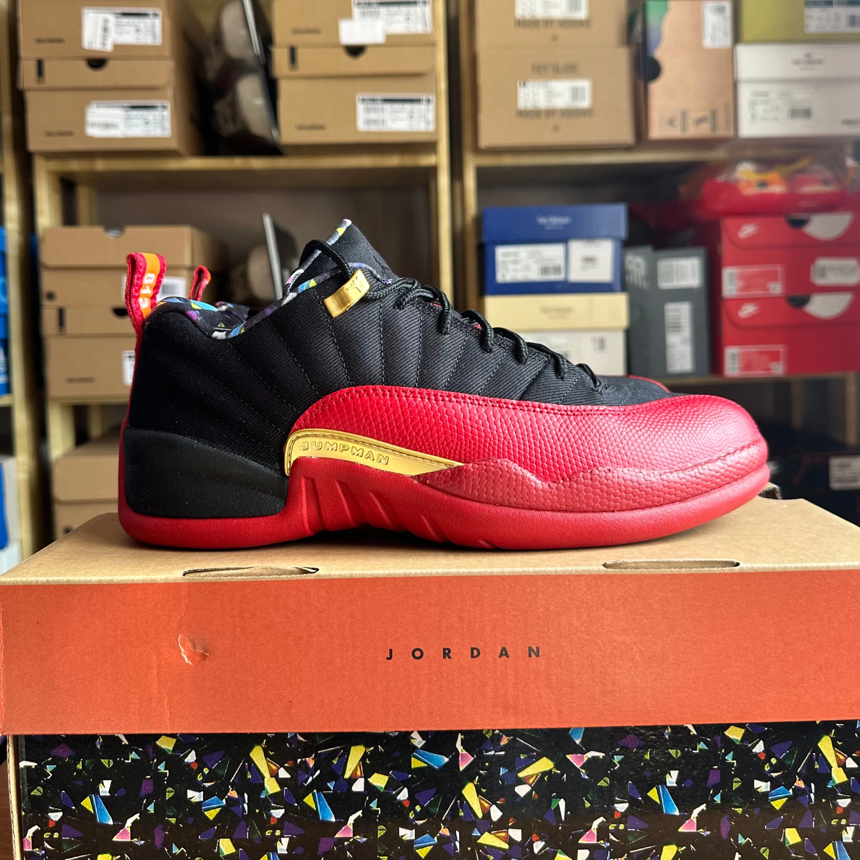 Product image for Preloved Air Jordan 12 Low - Super Bowl (UK 8)