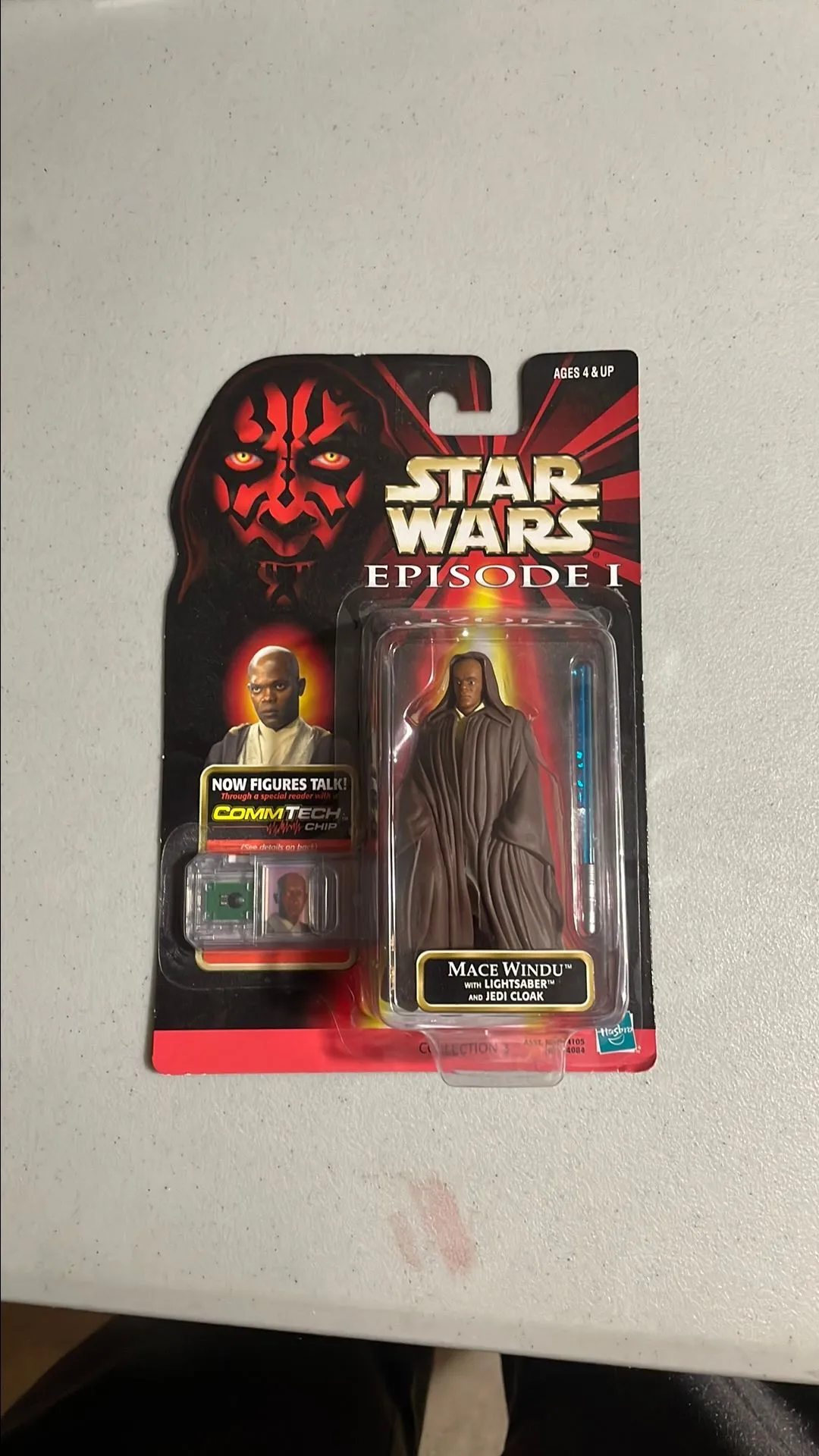Product image for Star Wars episode 1 mace windu comm tech chip 1998