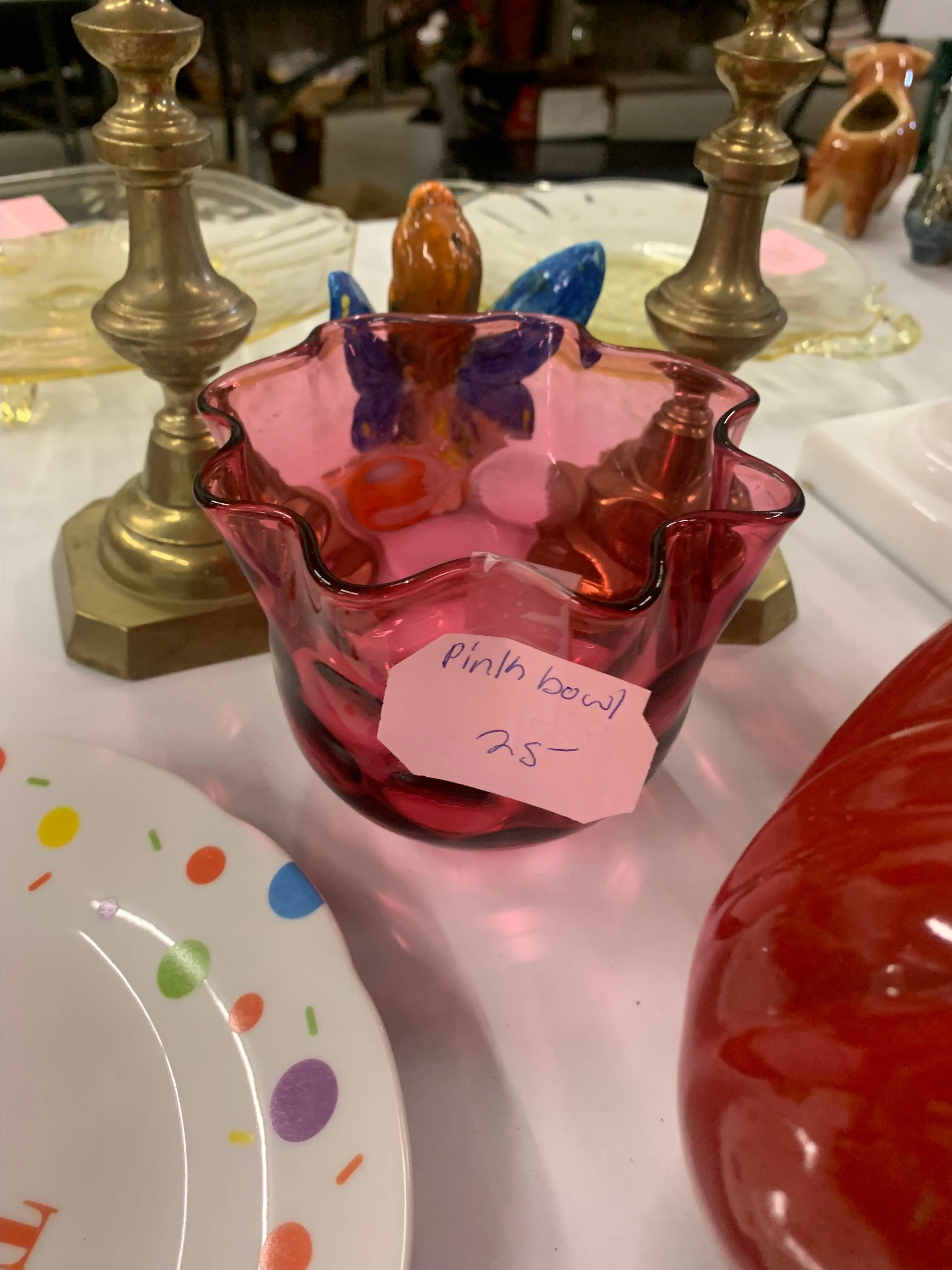 Product image for Pink uranium dish