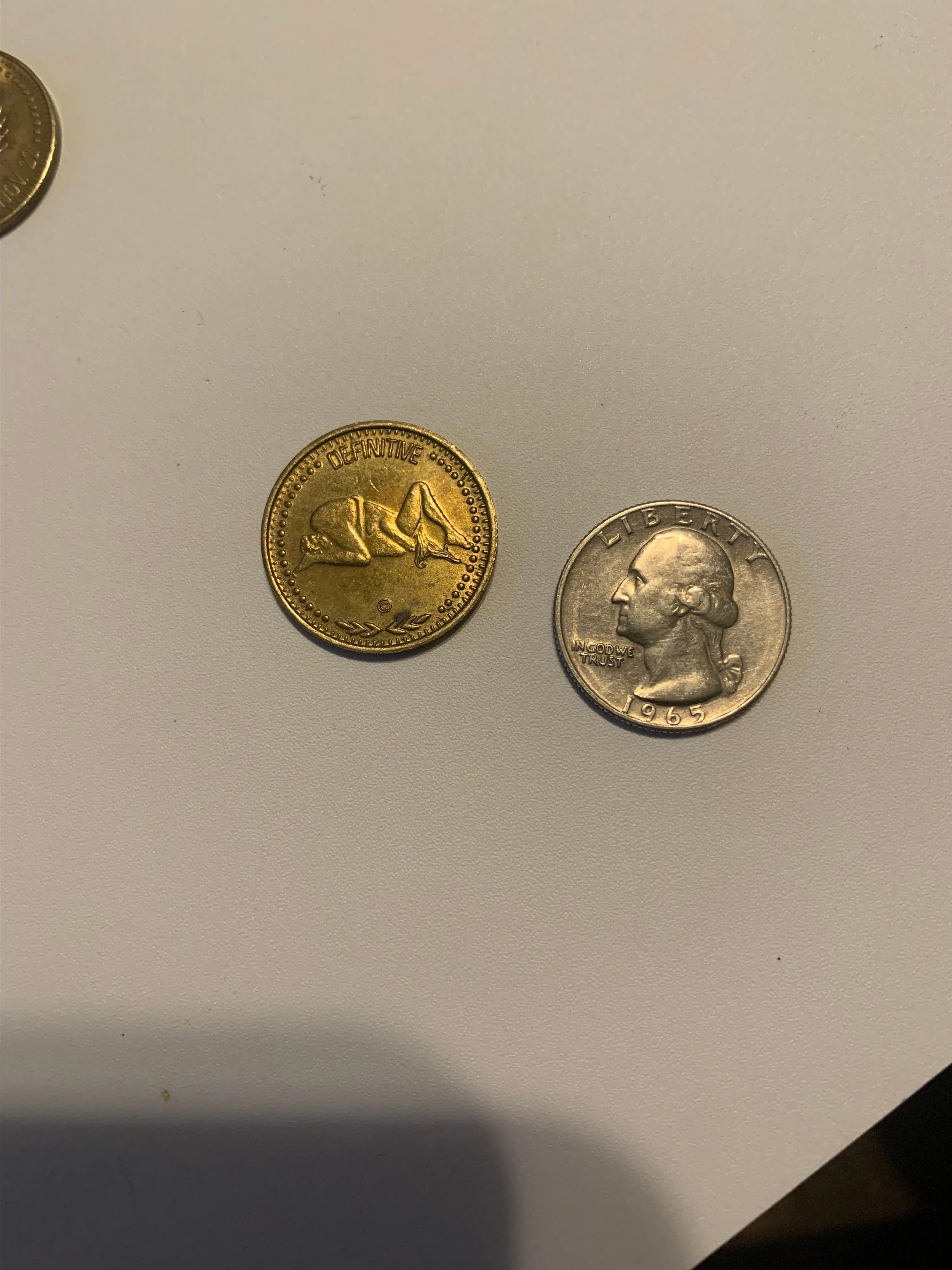 Product image for Vintage Erotic Astrology Coin- Scorpio